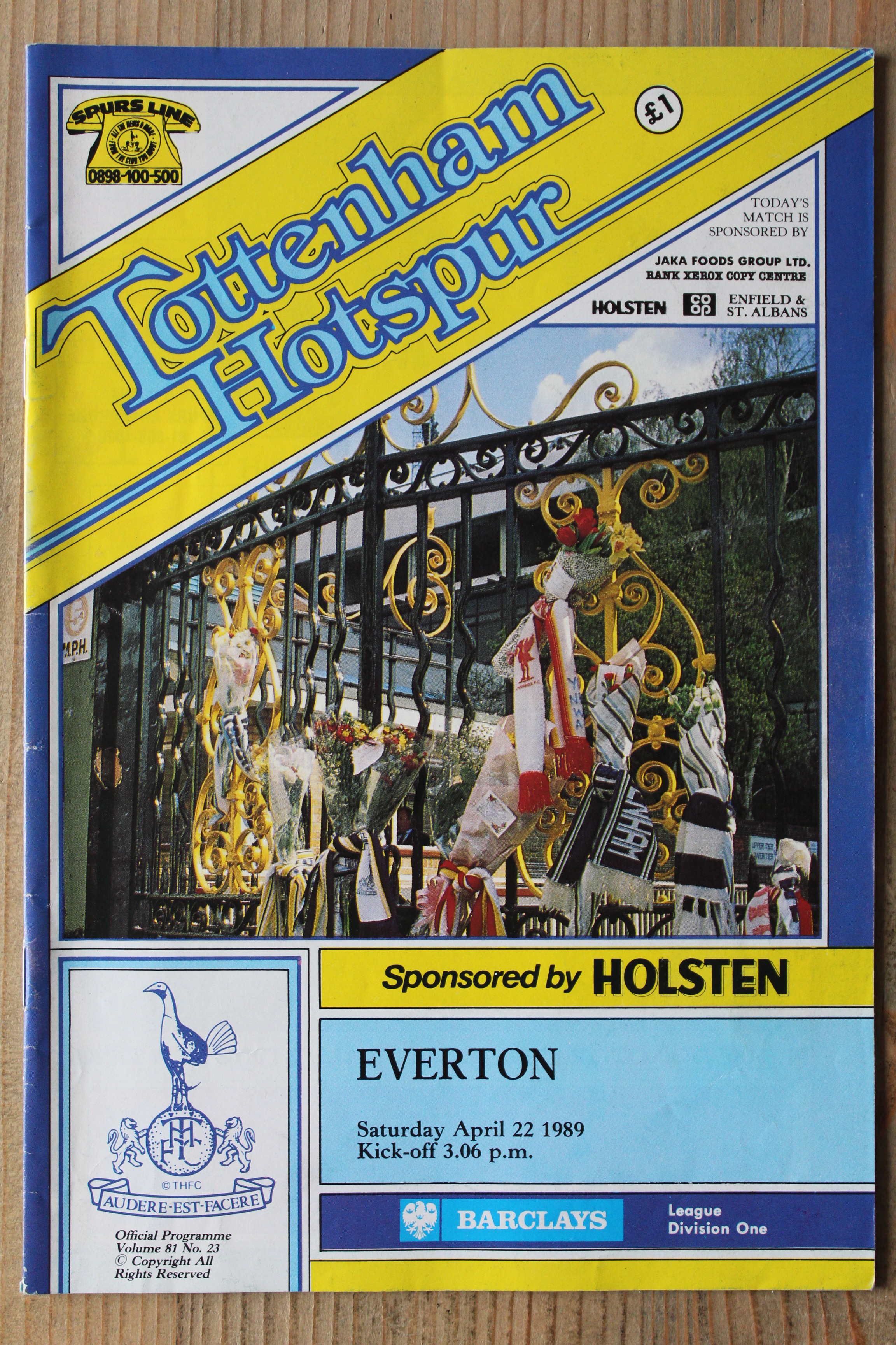 Tottenham Hotspur FC v Everton FC