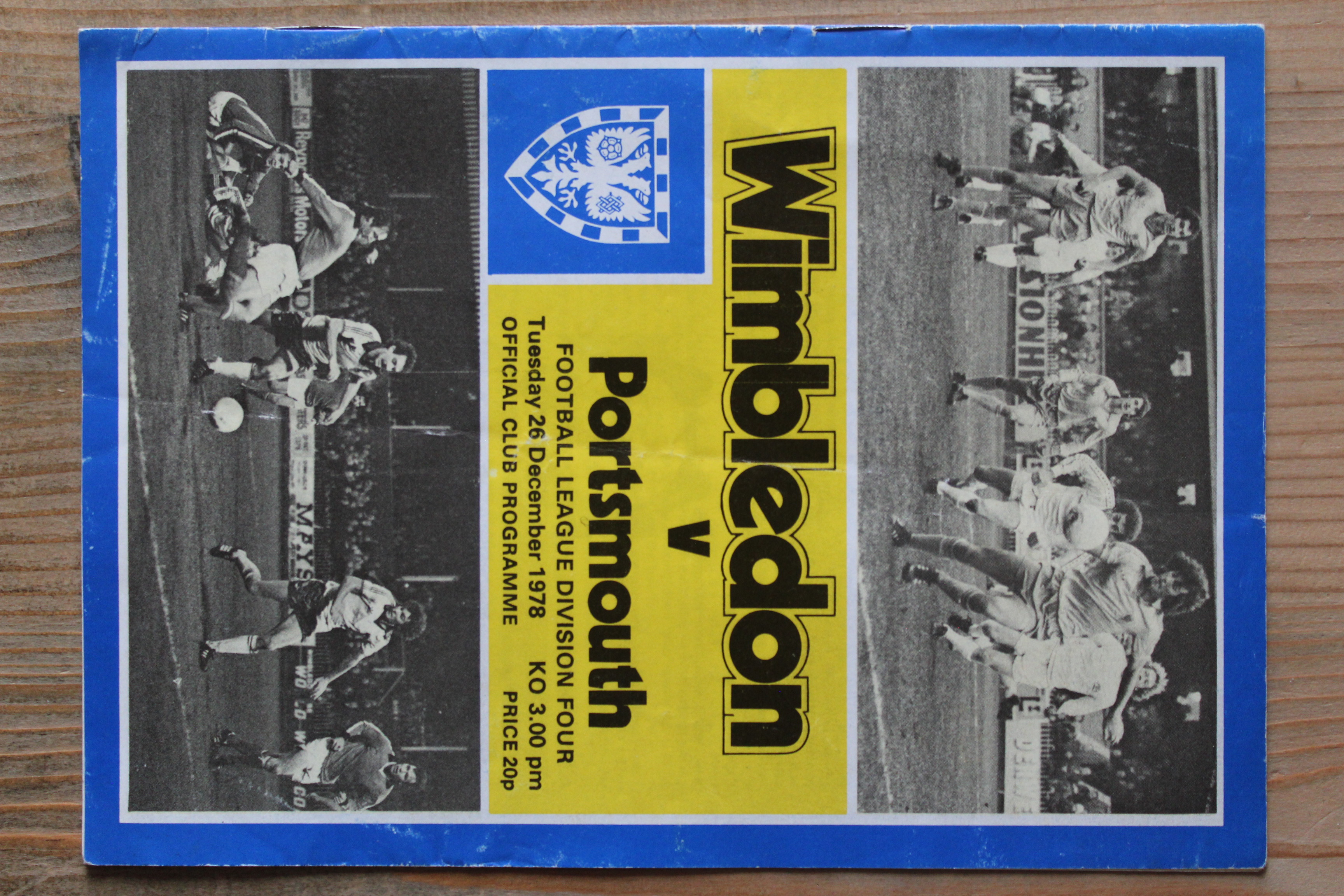 Wimbledon v Portsmouth FC