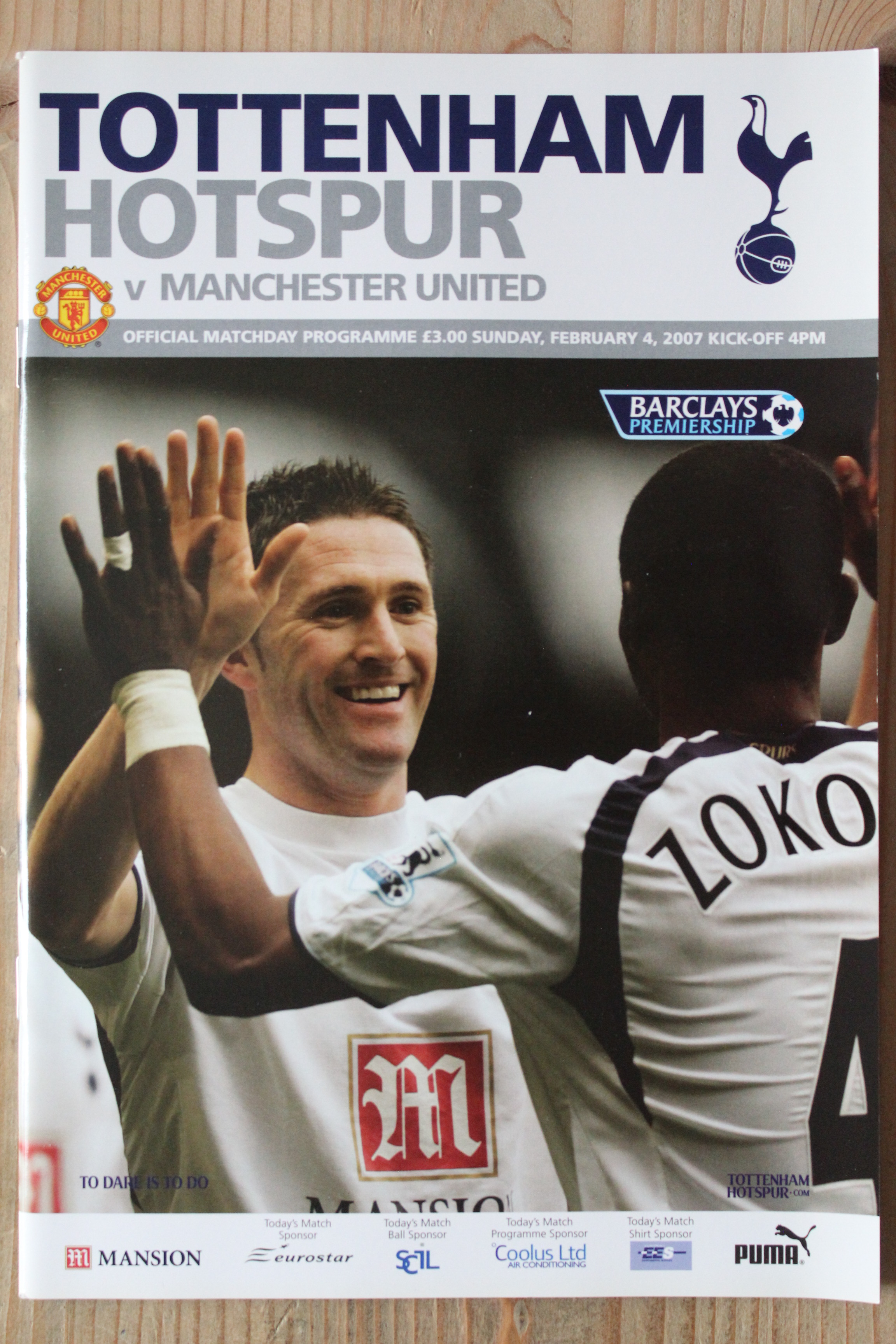 Tottenham Hotspur FC v Manchester United FC