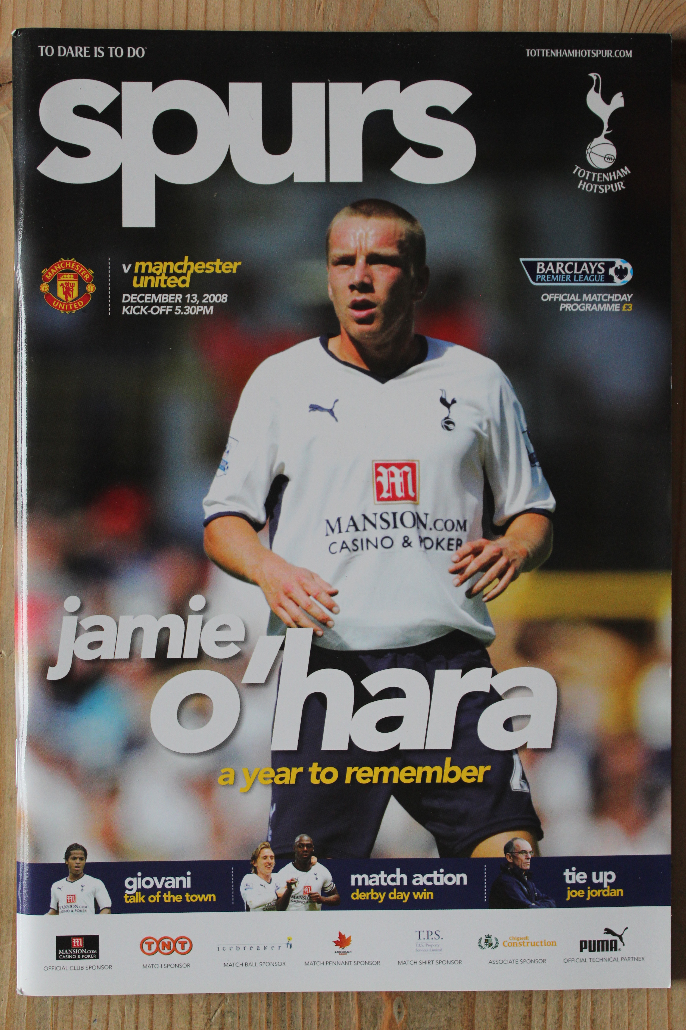 Tottenham Hotspur FC v Manchester United FC