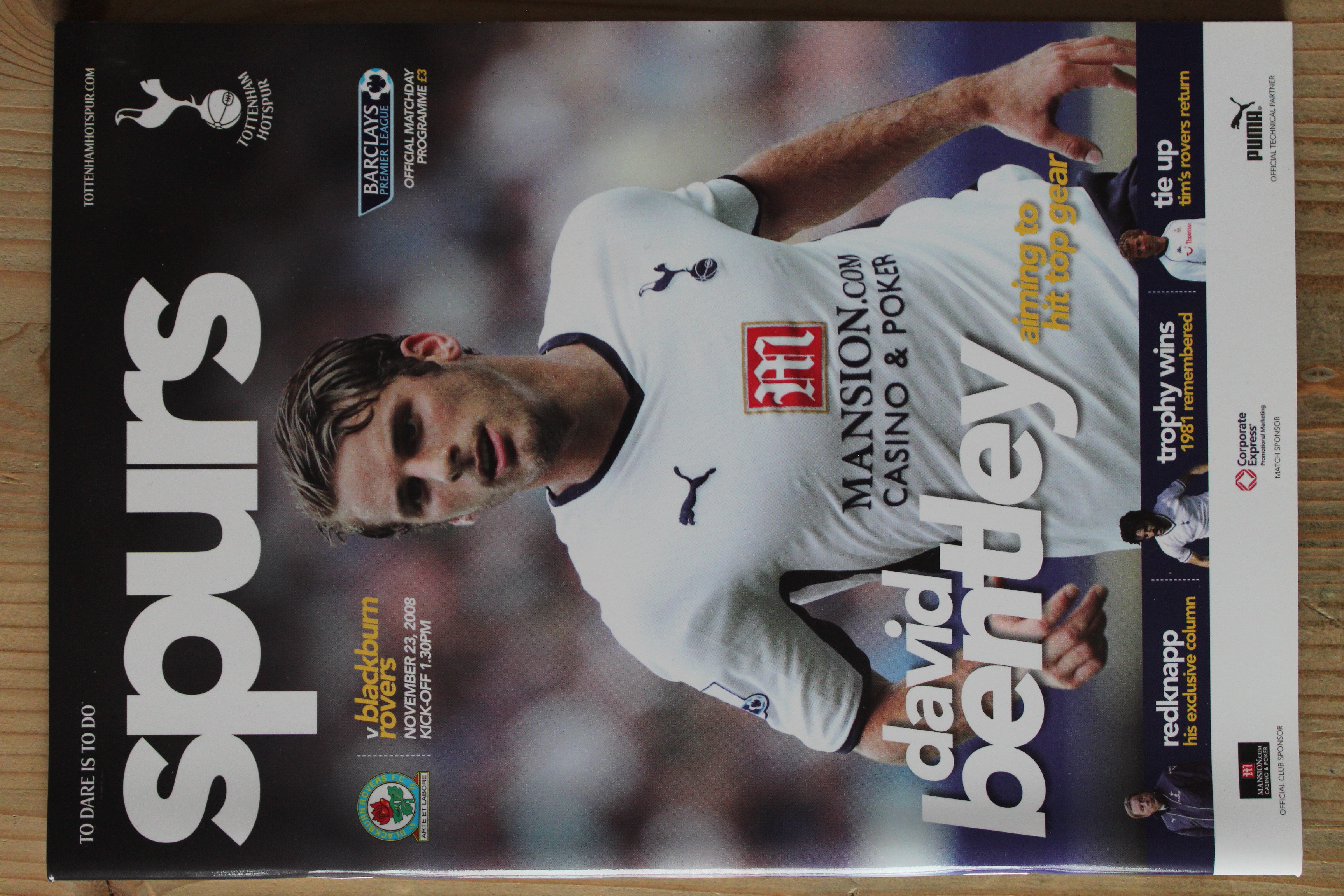 Tottenham Hotspur FC v Blackburn Rovers FC