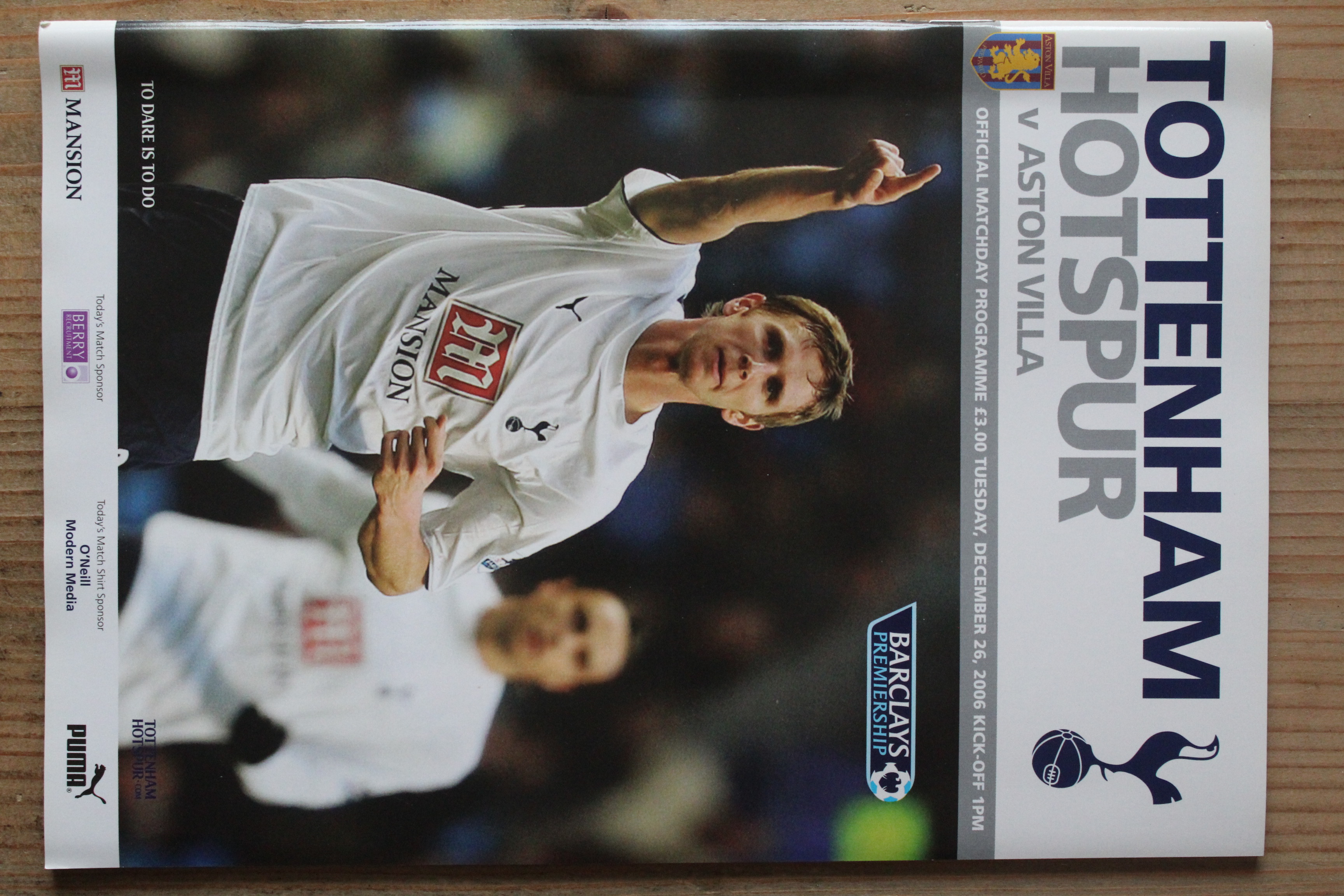 Tottenham Hotspur FC v Aston Villa FC