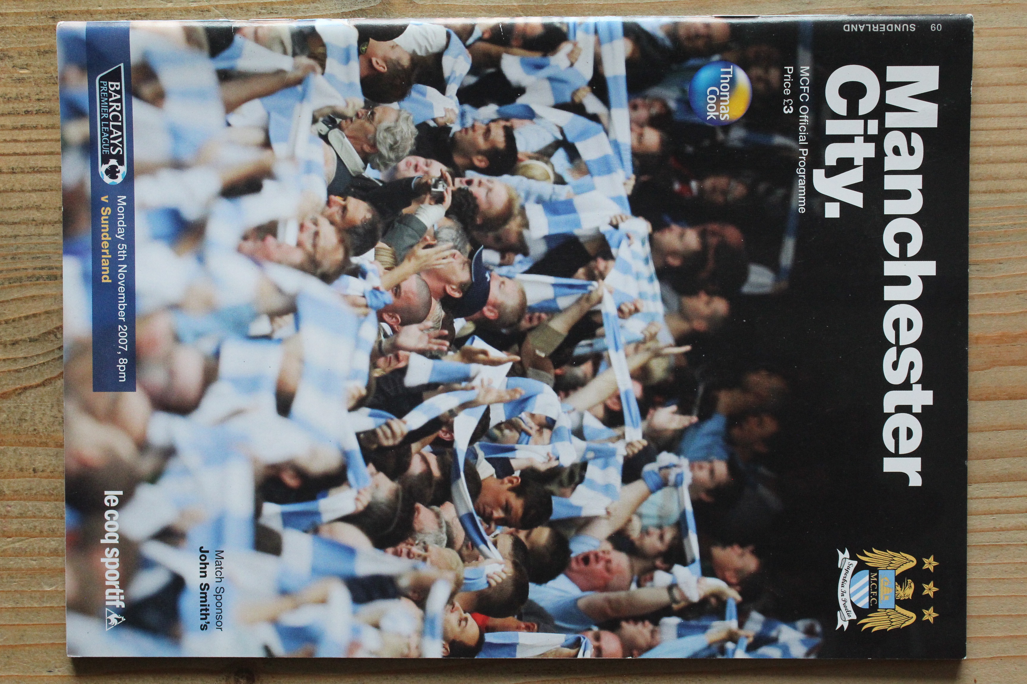 Manchester City FC v Sunderland FC