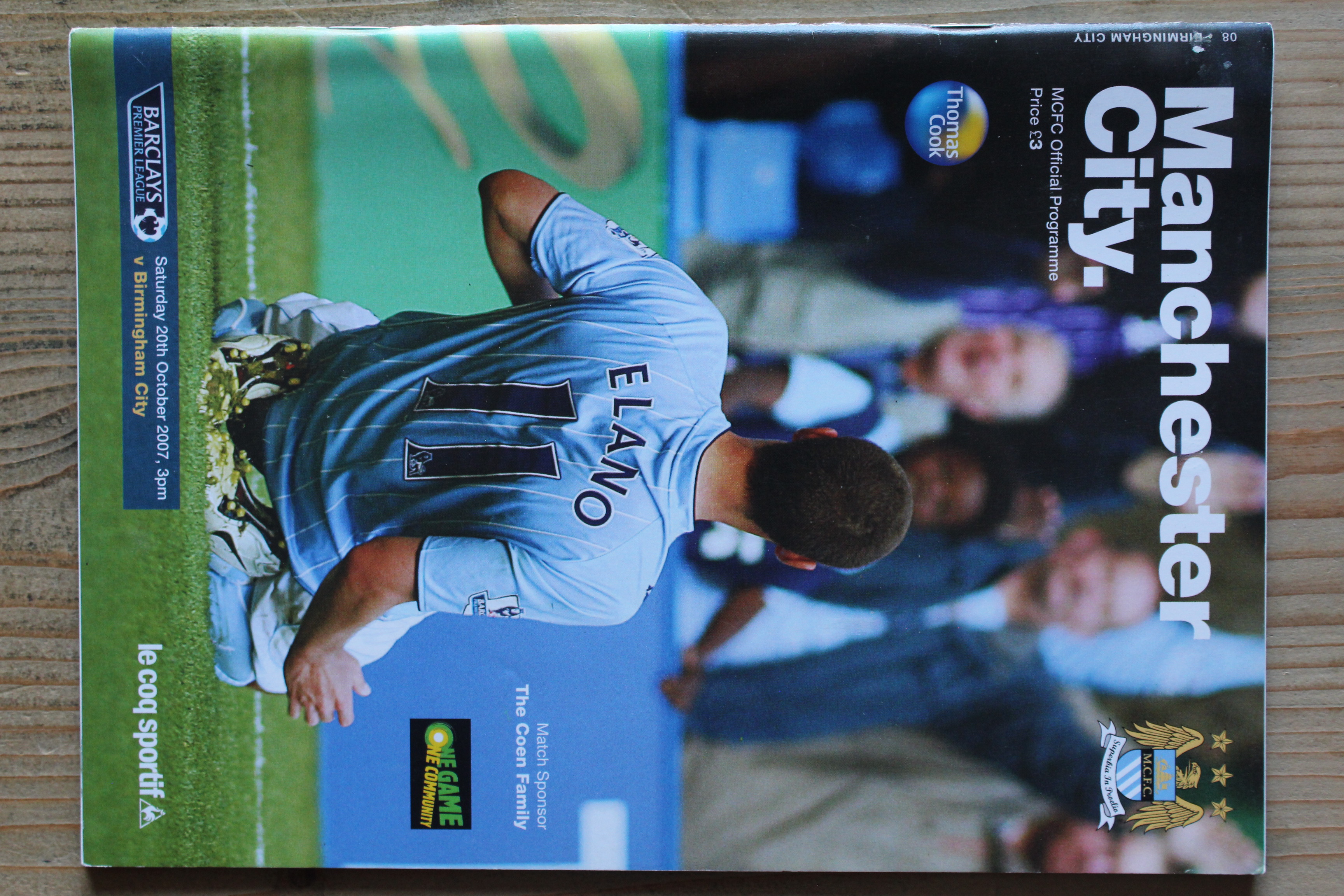 Manchester City FC v Birmingham City FC