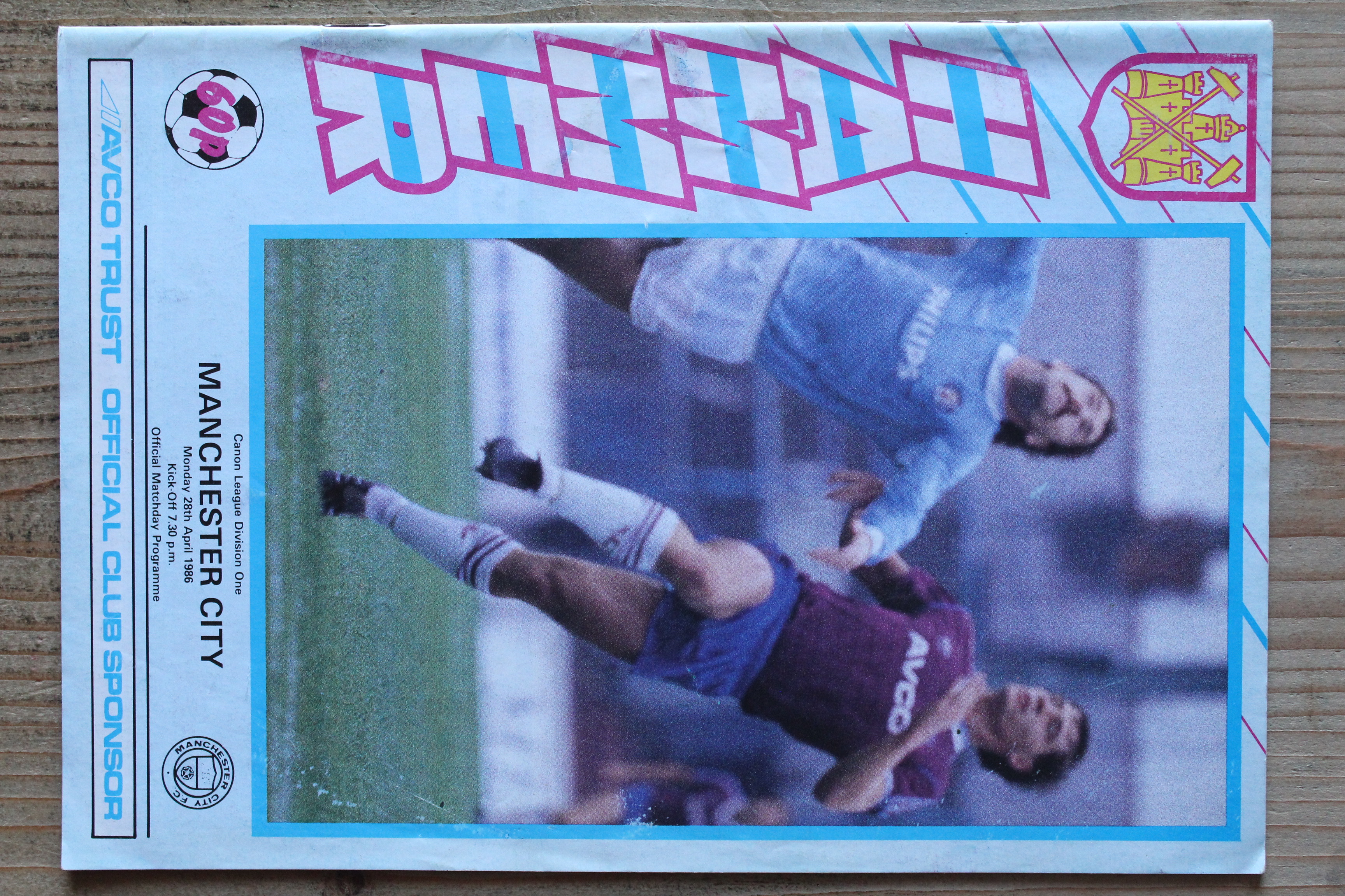 West Ham United FC v Manchester City FC