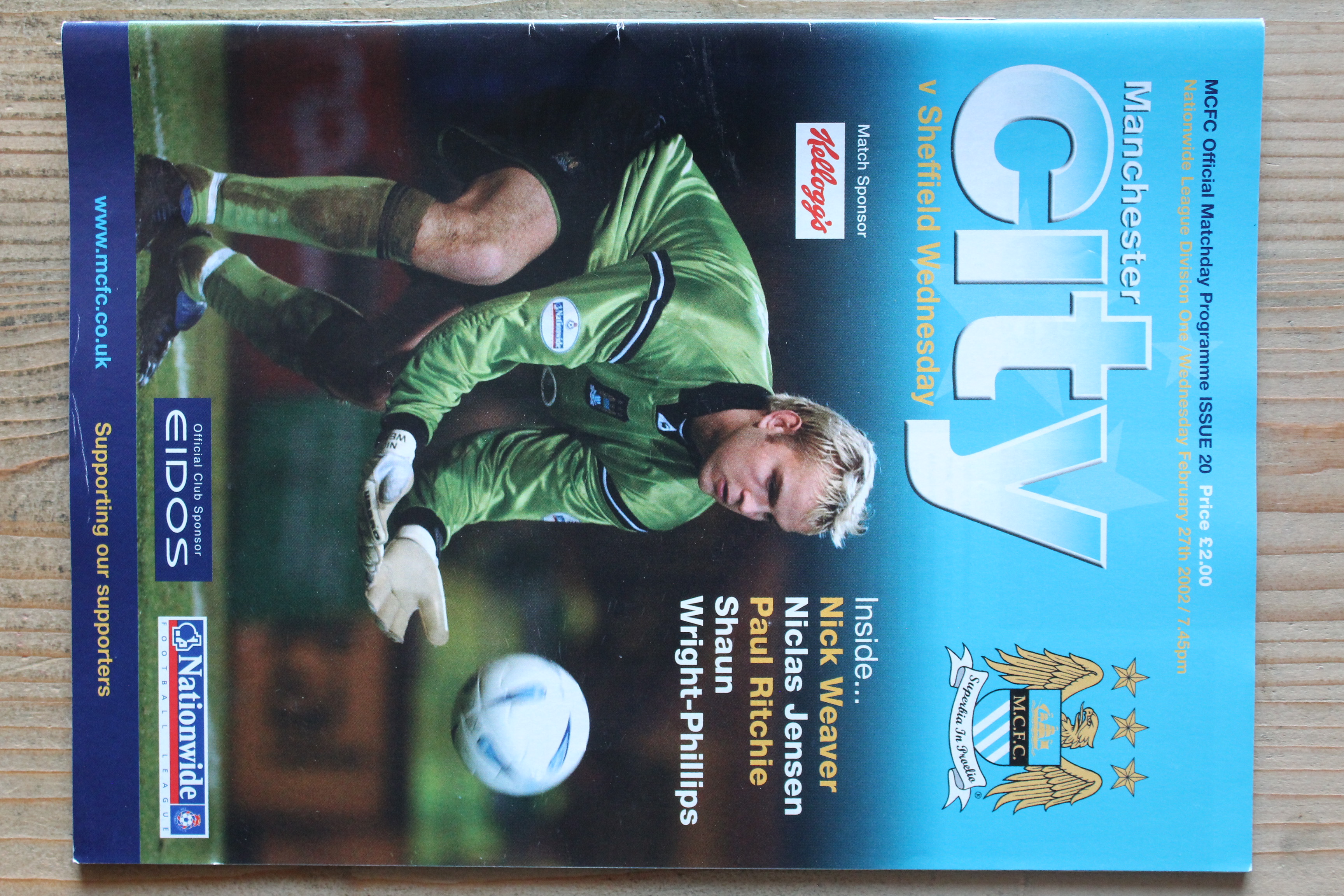 Manchester City FC v Sheffield Wednesday FC 