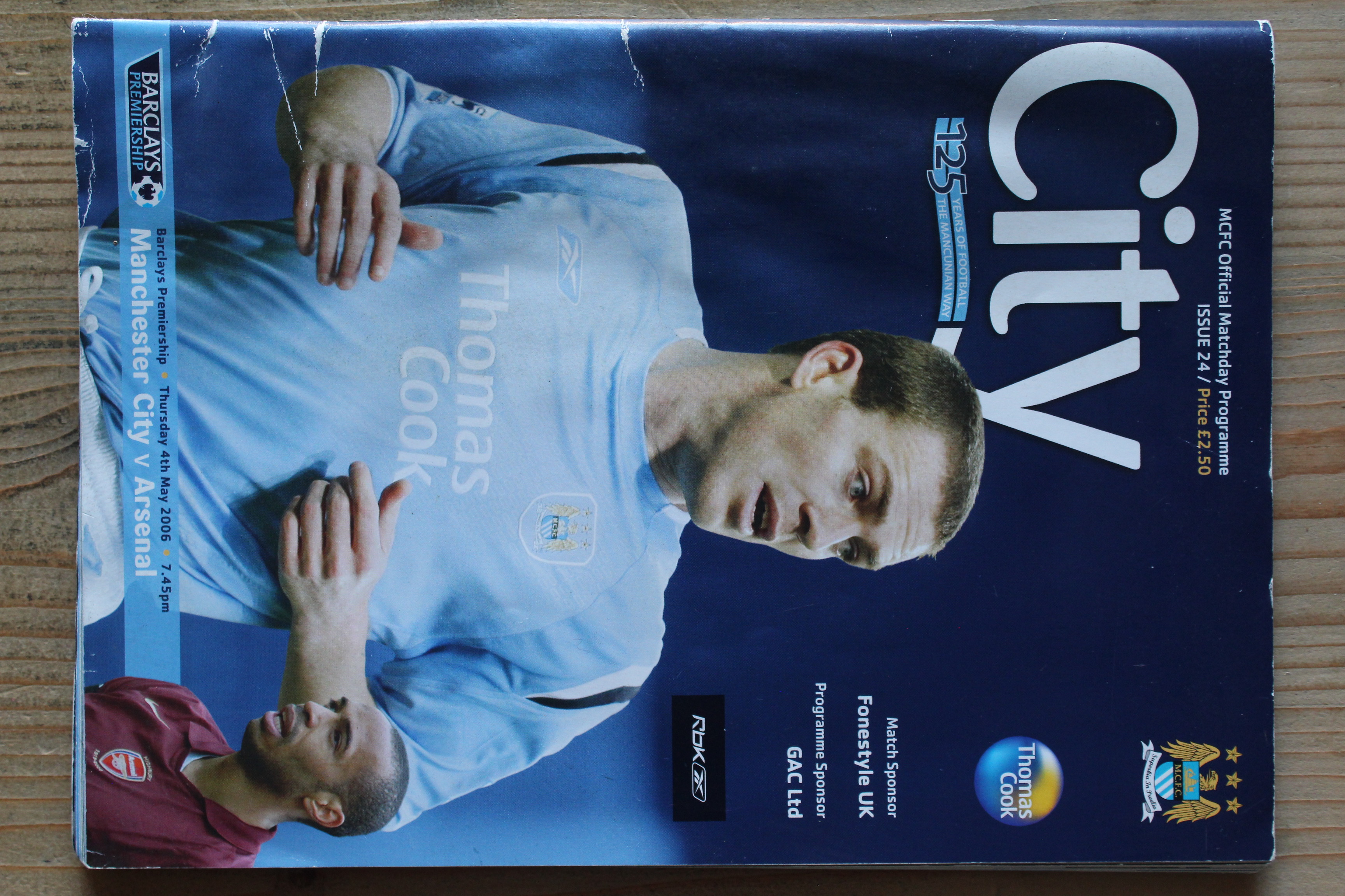 Manchester City FC v Arsenal FC