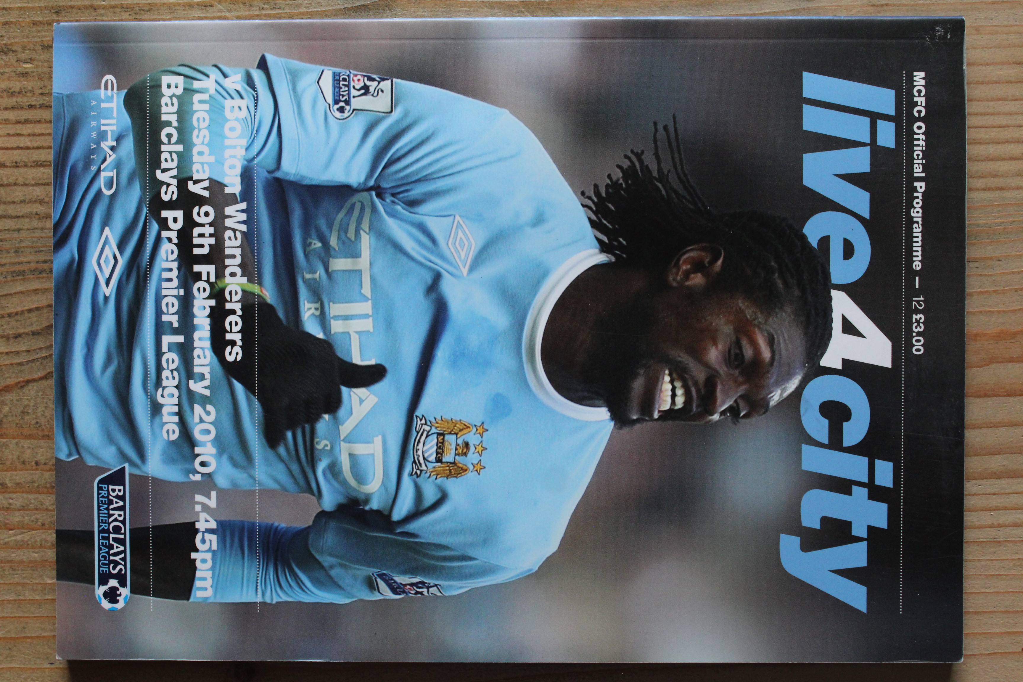 Manchester City FC v Bolton Wanderers FC