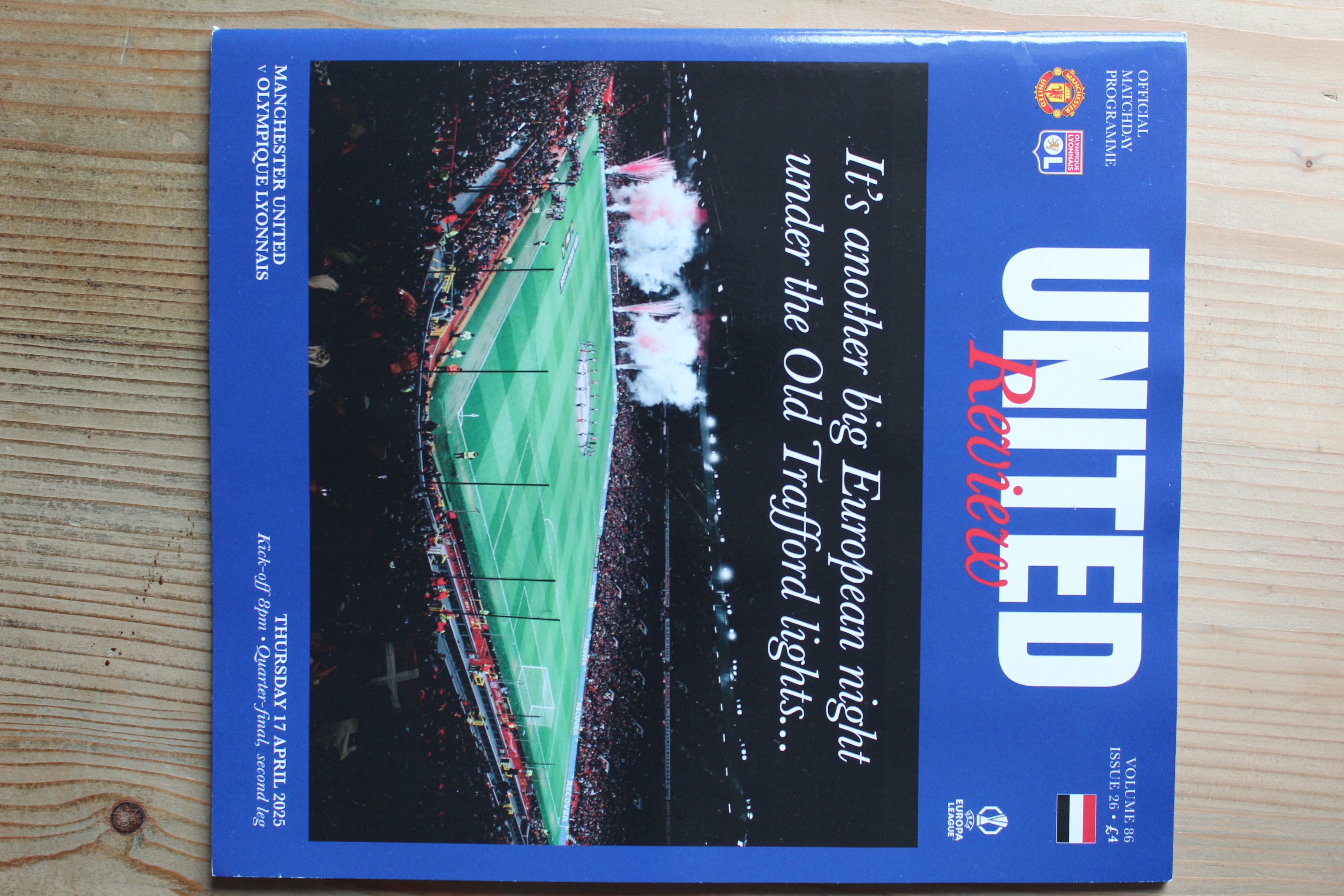 Manchester United FC v Olympique Lyonnais