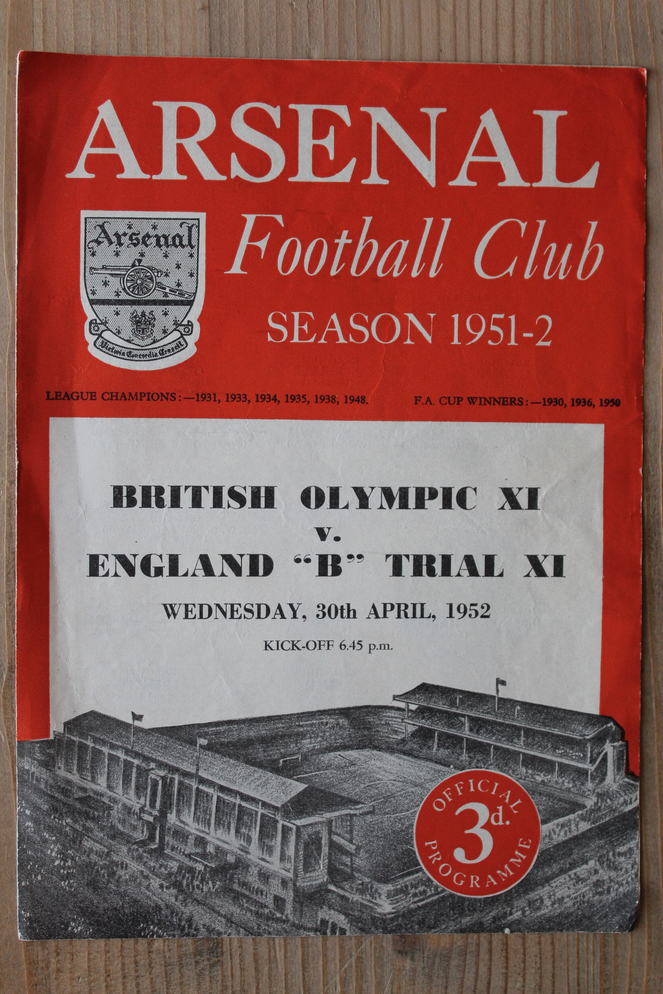 British Olympic XI  v England 