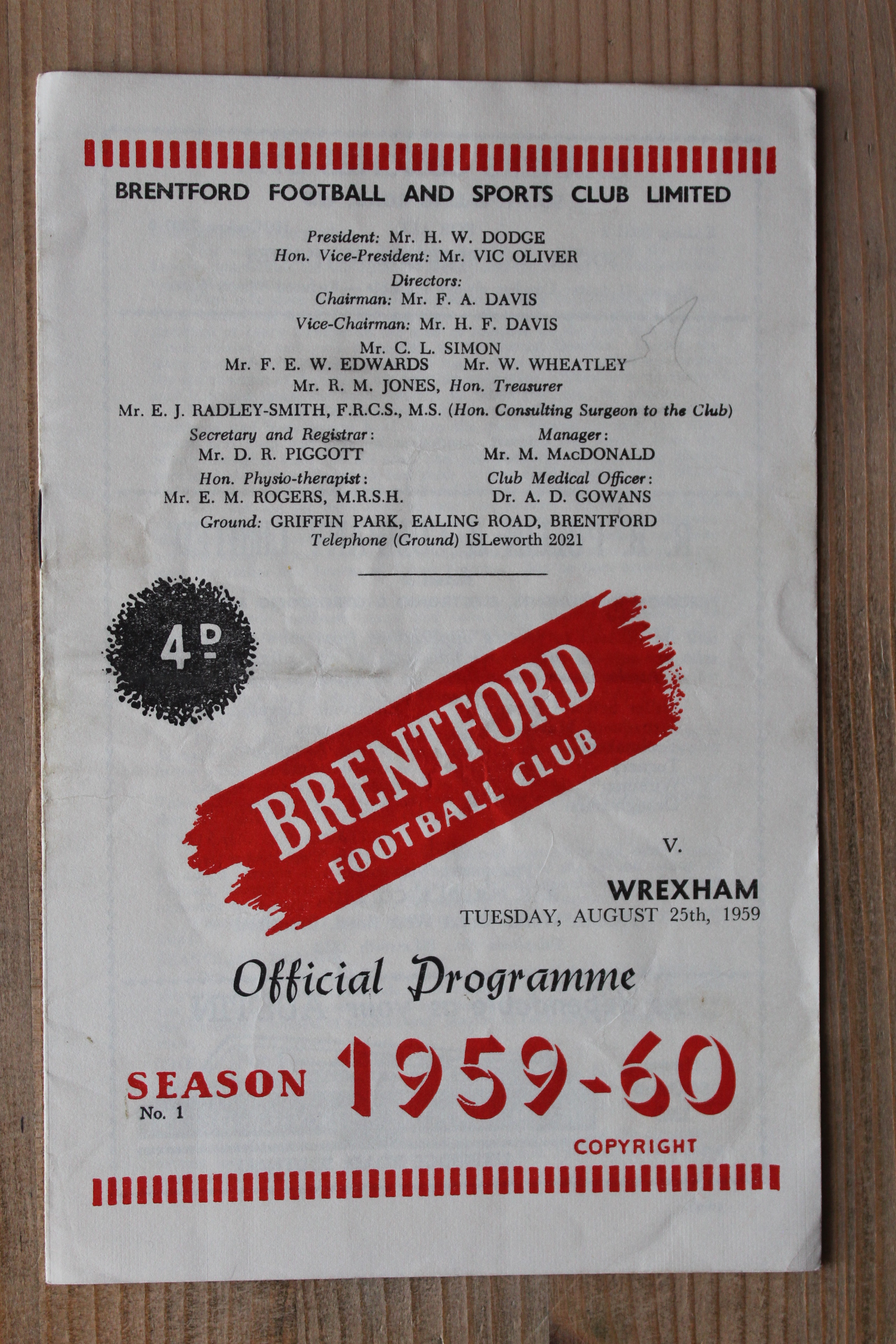 Brentford FC v Wrexham FC