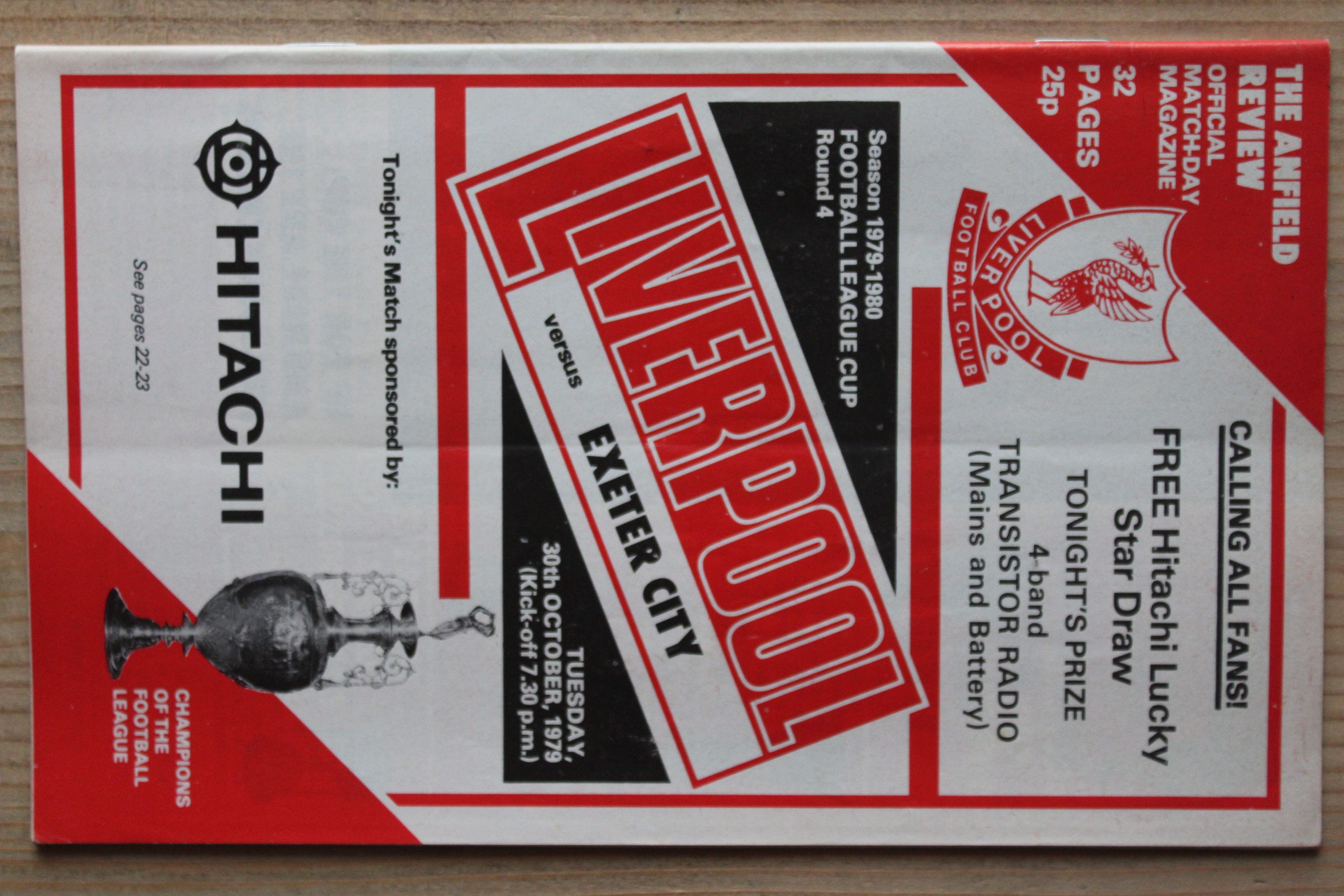 Liverpool FC v Exeter City FC