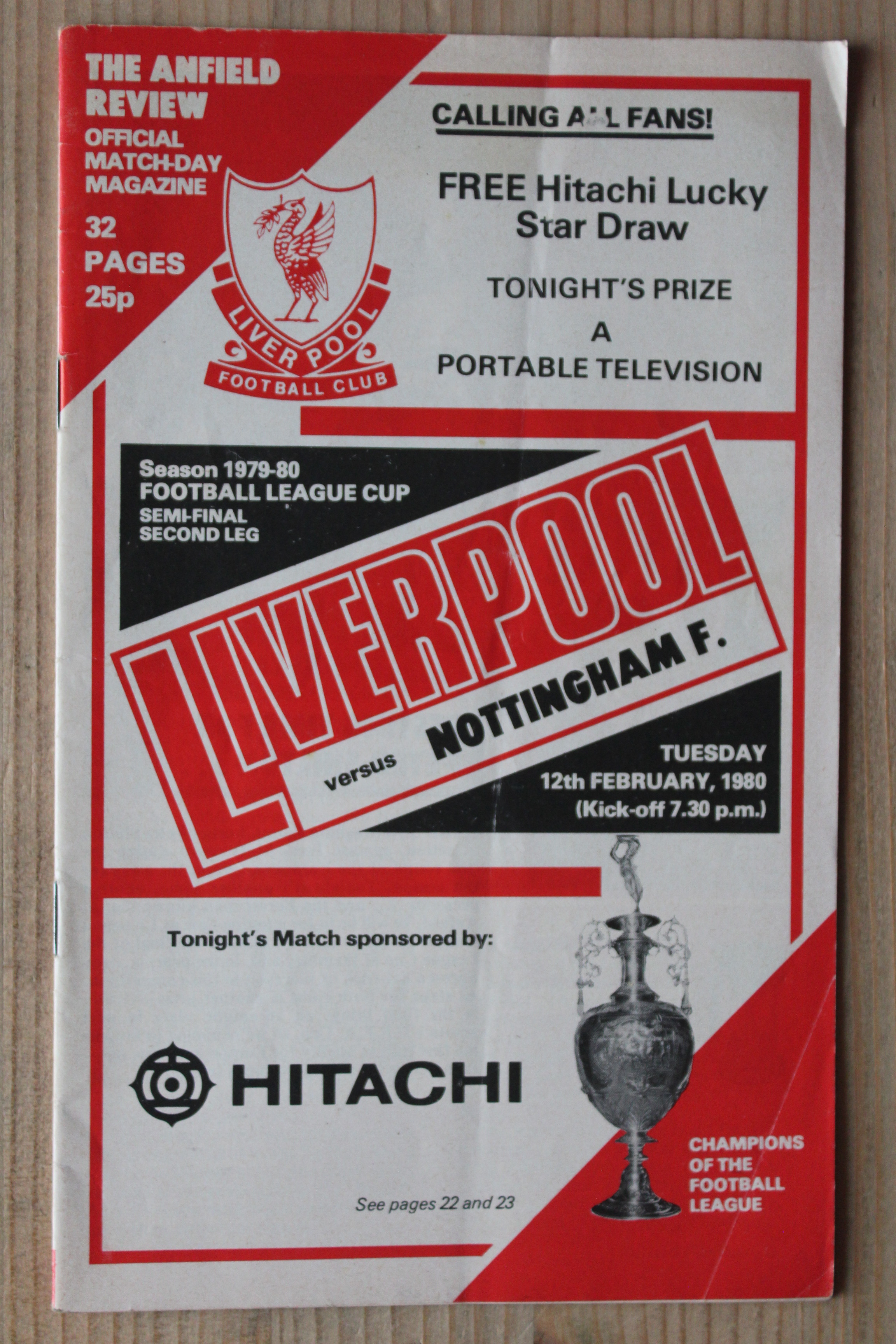 Liverpool FC v Nottingham Forest FC