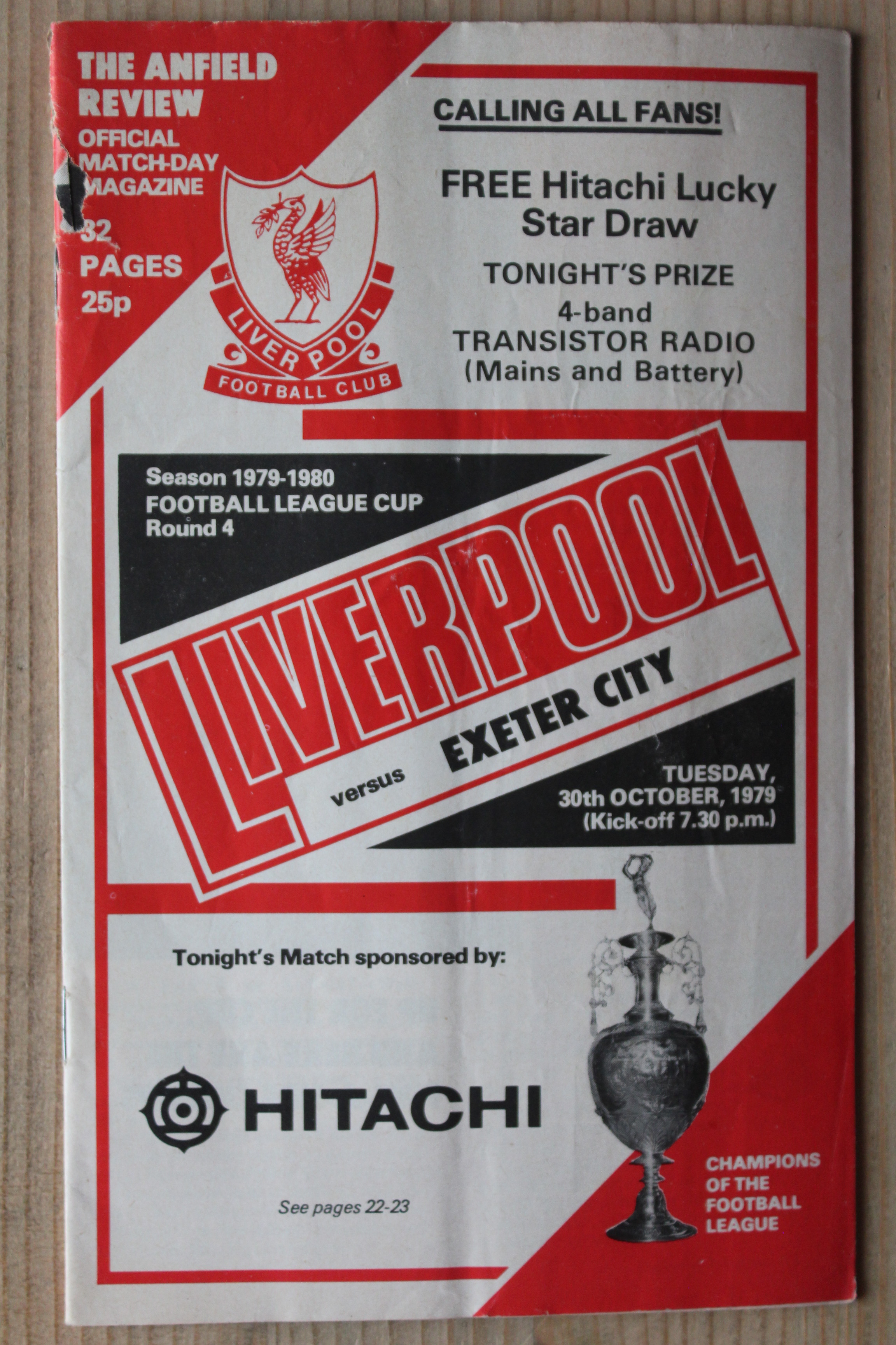 Liverpool FC v Exeter City FC
