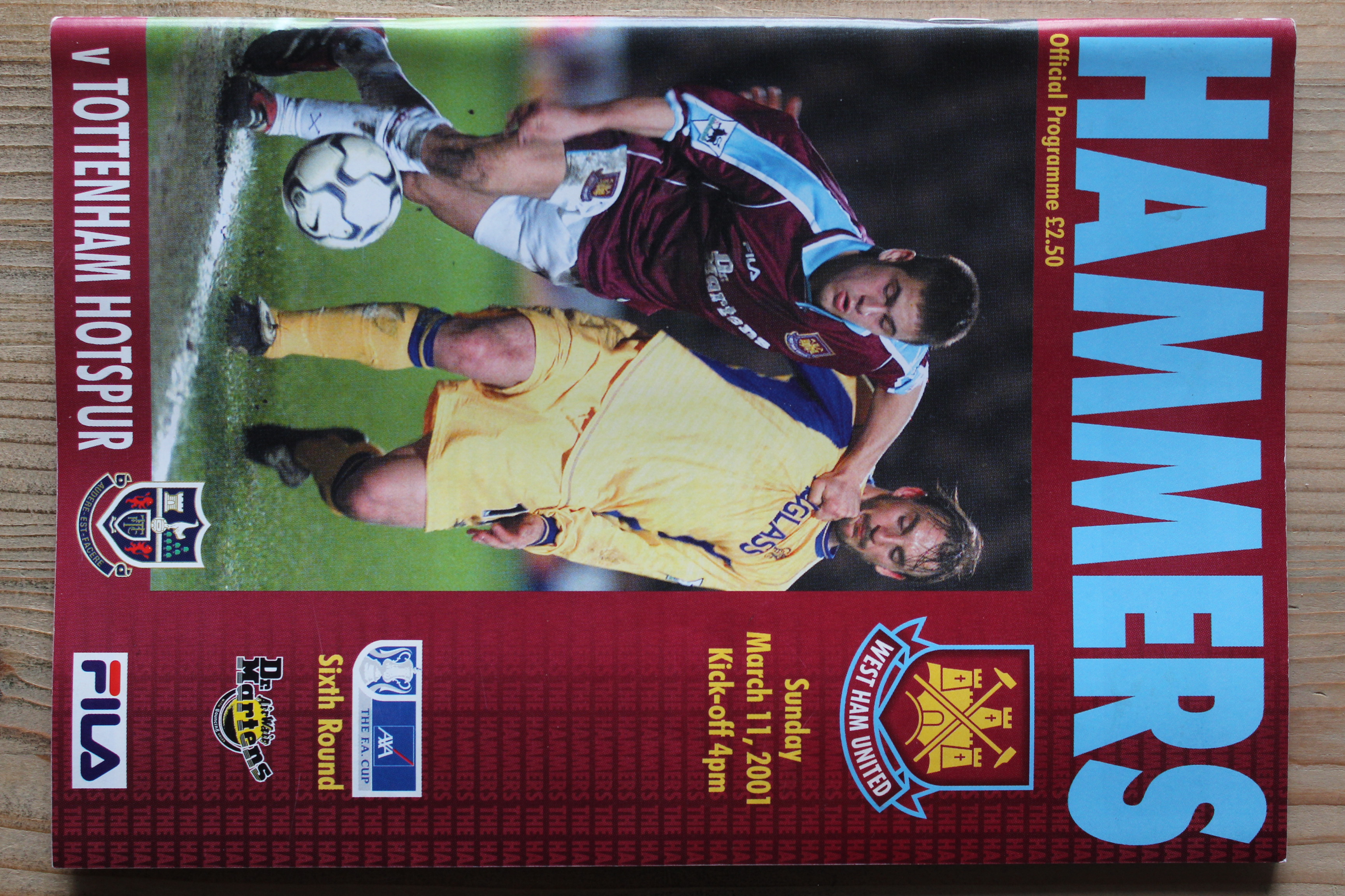 West Ham United FC v Tottenham Hotspur FC