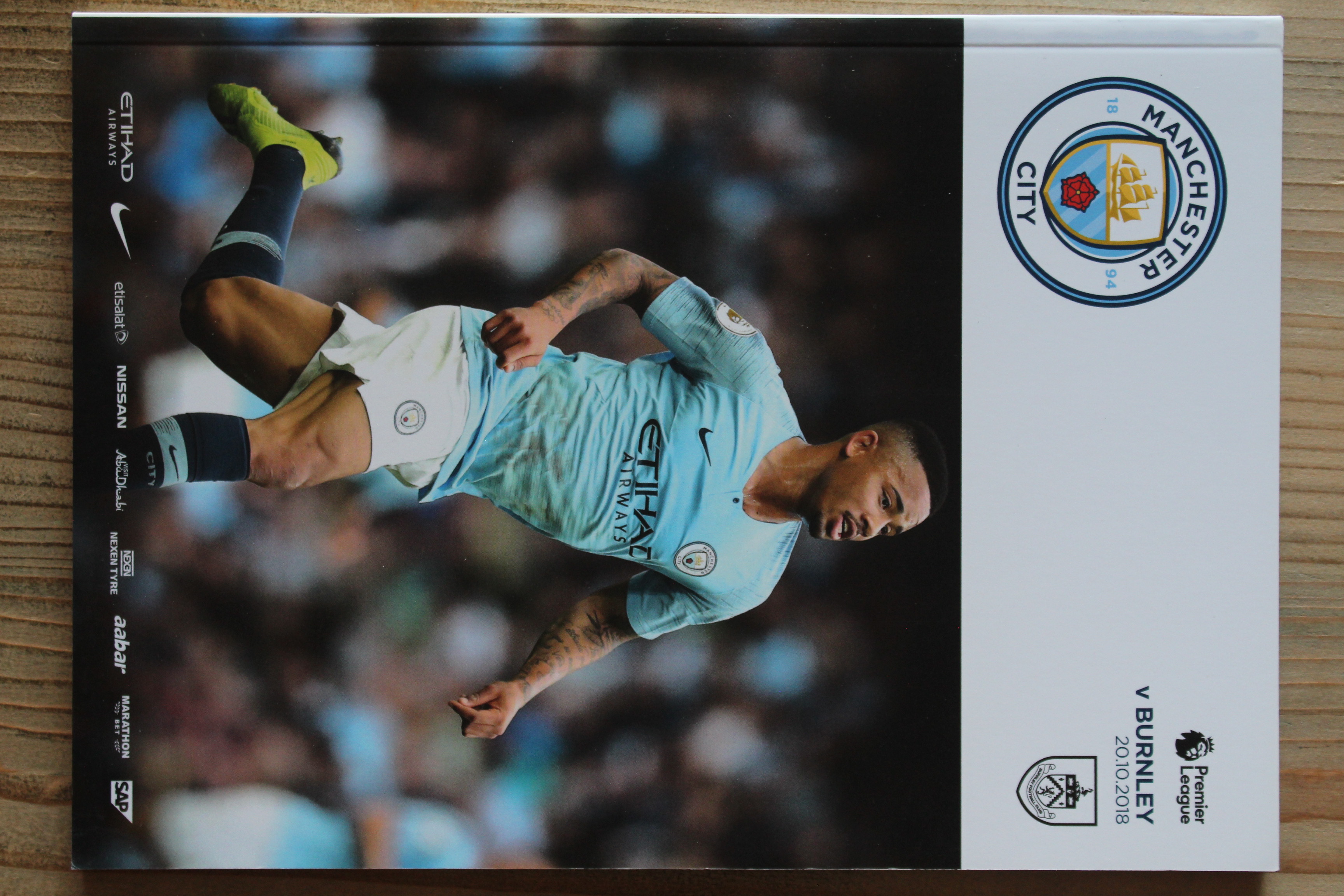 Manchester City FC v Burnley FC
