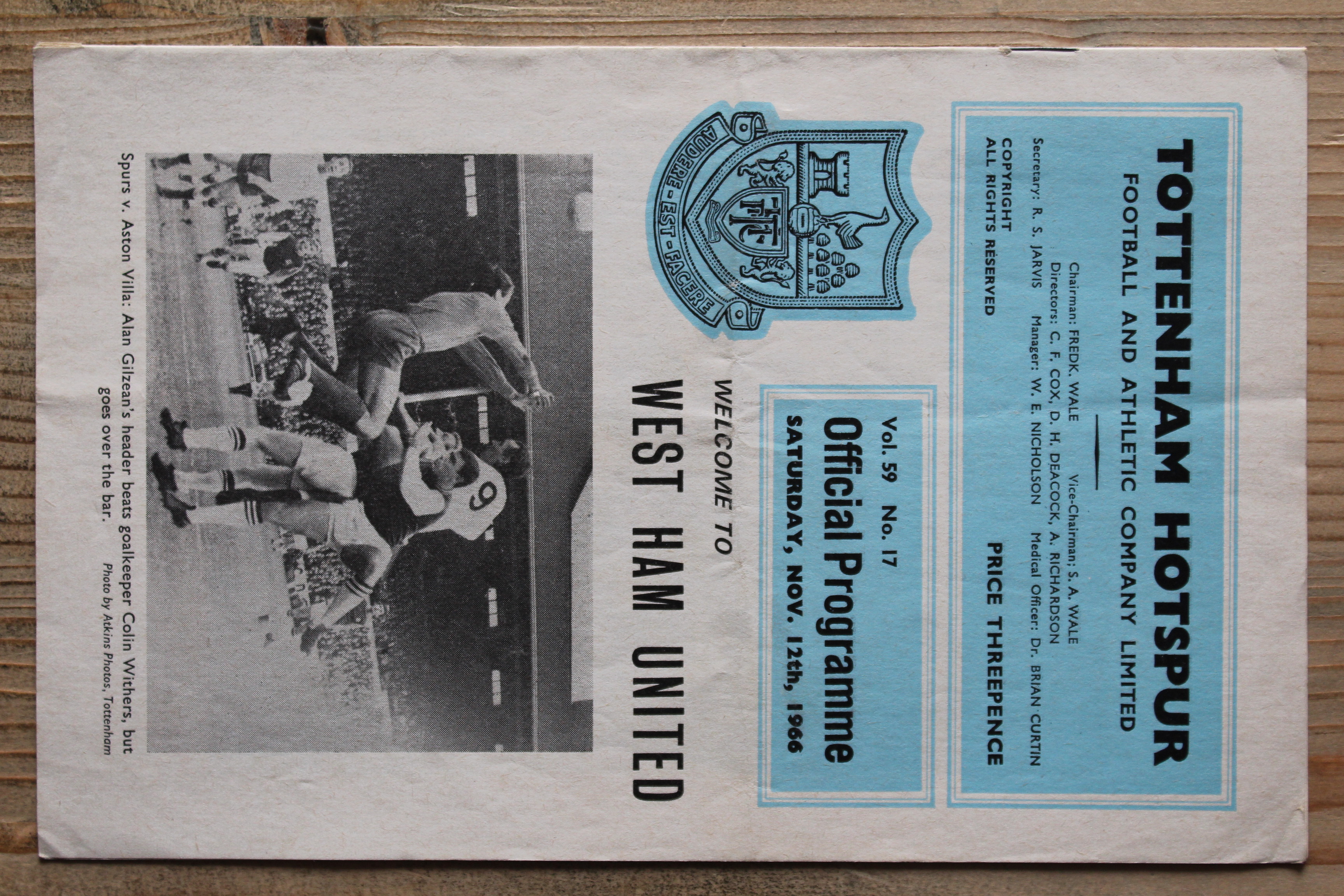 Tottenham Hotspur FC v West Ham United FC