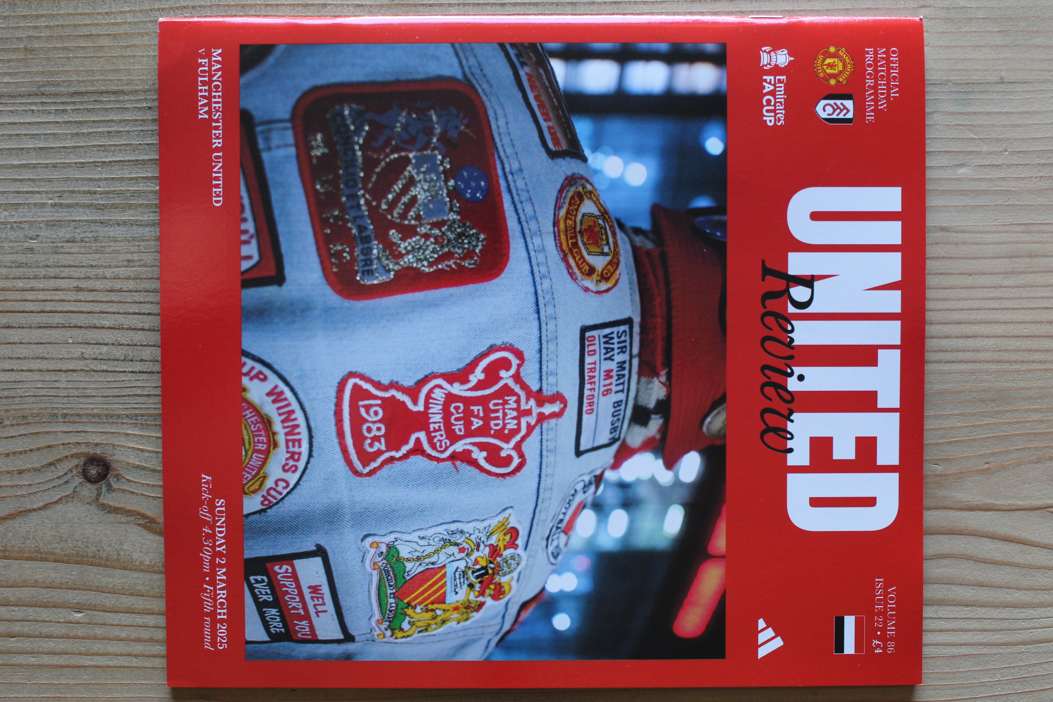 Manchester United FC v Fulham FC