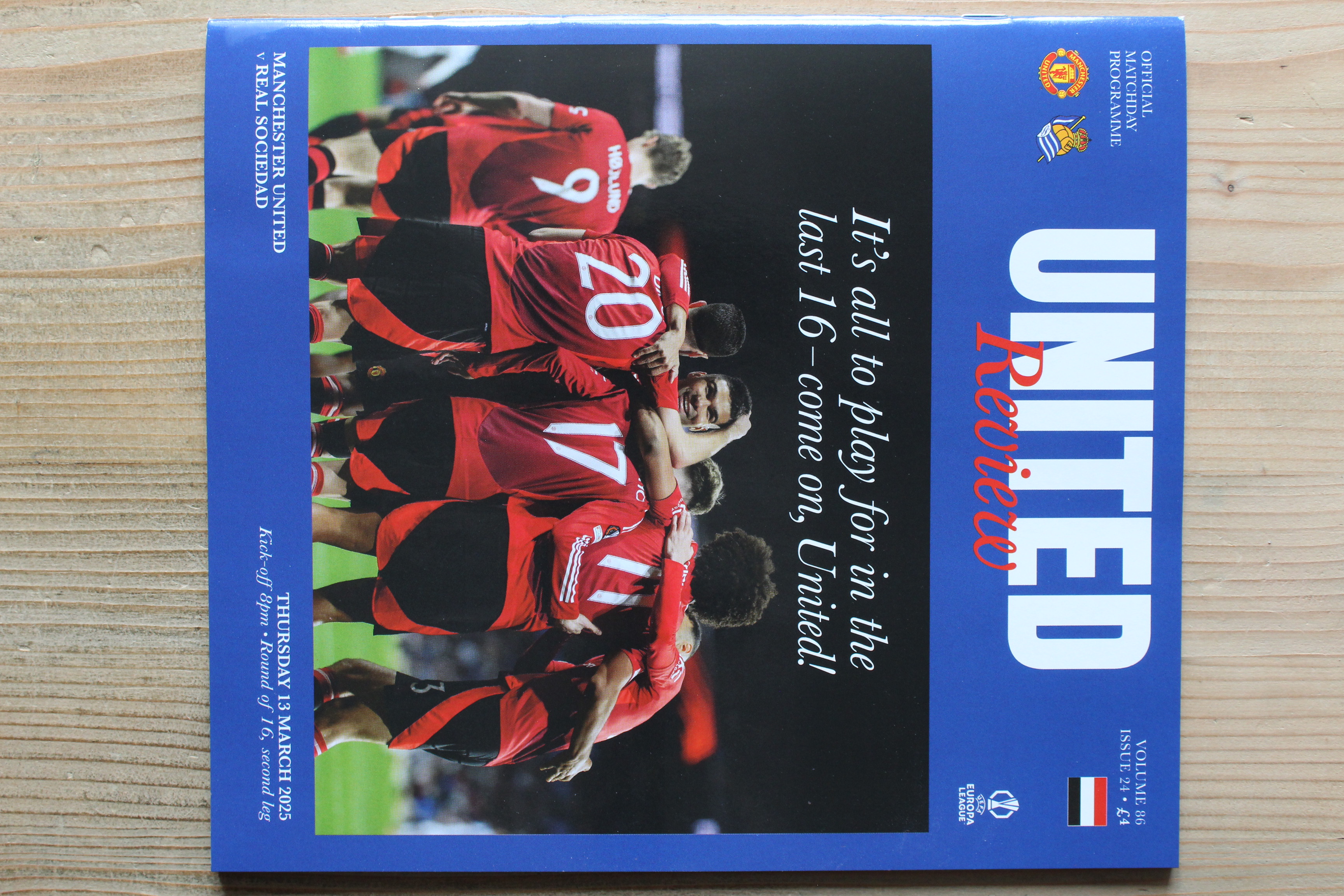 Manchester United FC v Real Sociedad