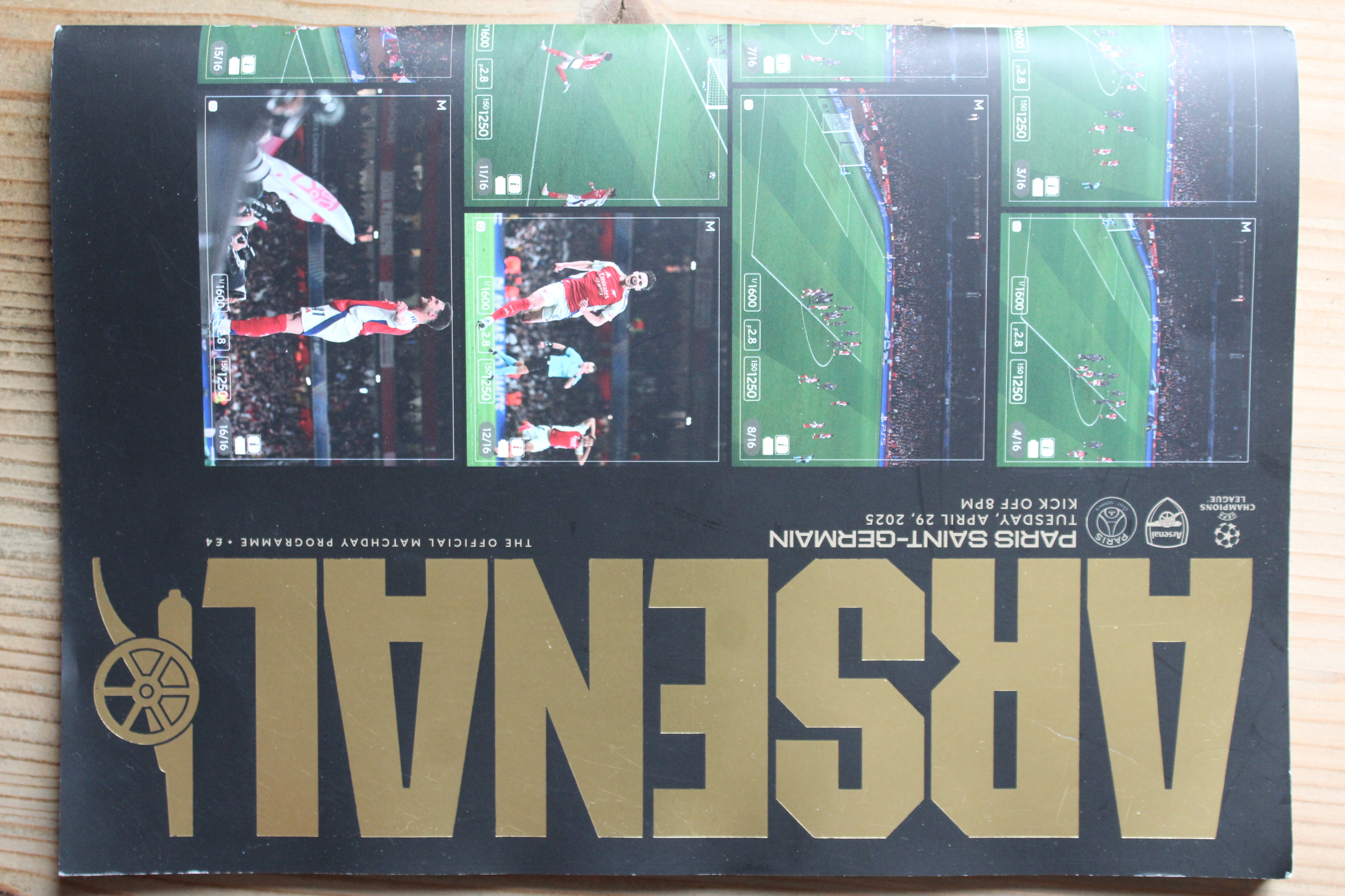 Arsenal FC v Paris St Germain (P.S.G)