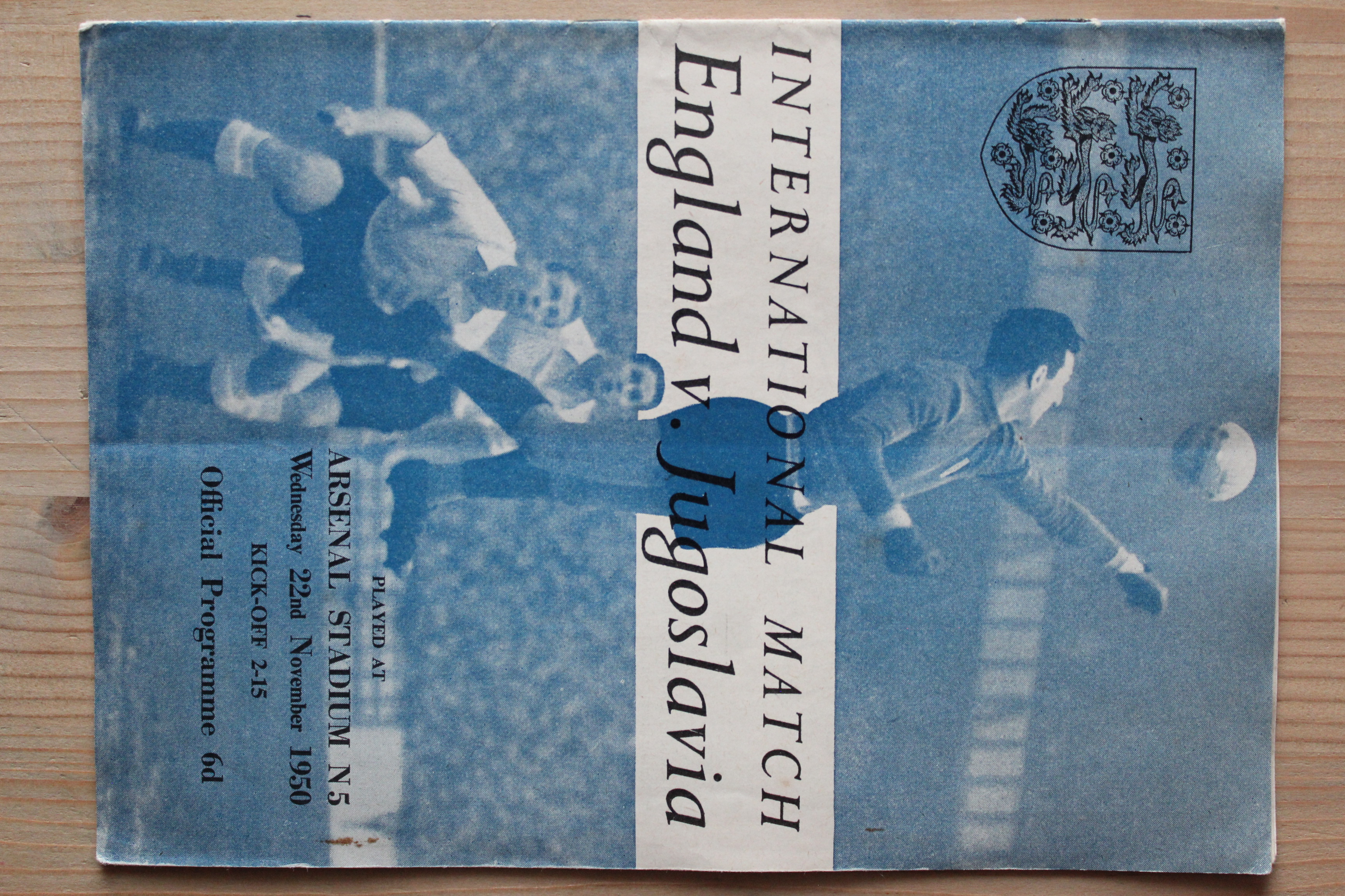 England v Yugoslavia