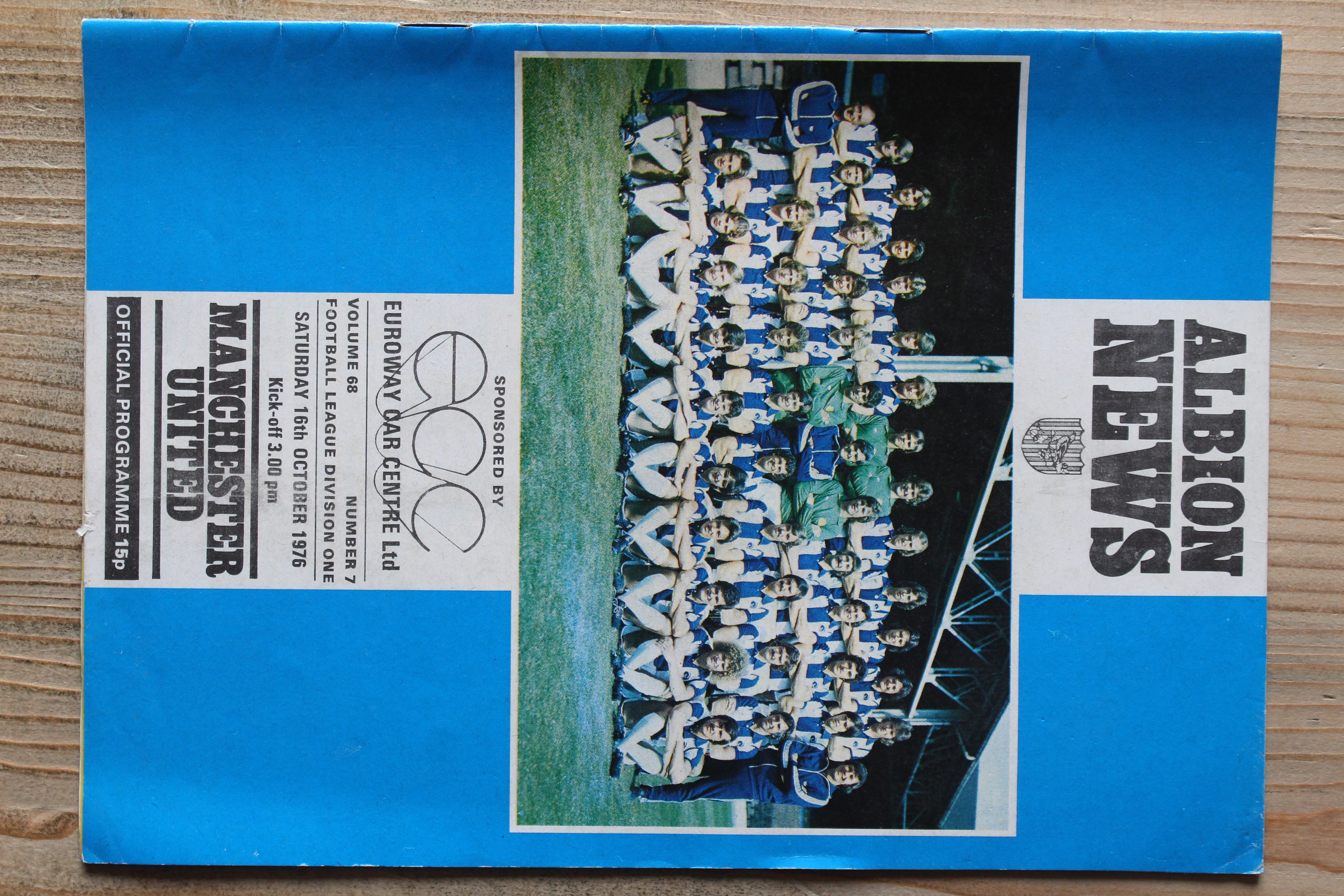West Bromwich Albion FC  v Manchester United FC