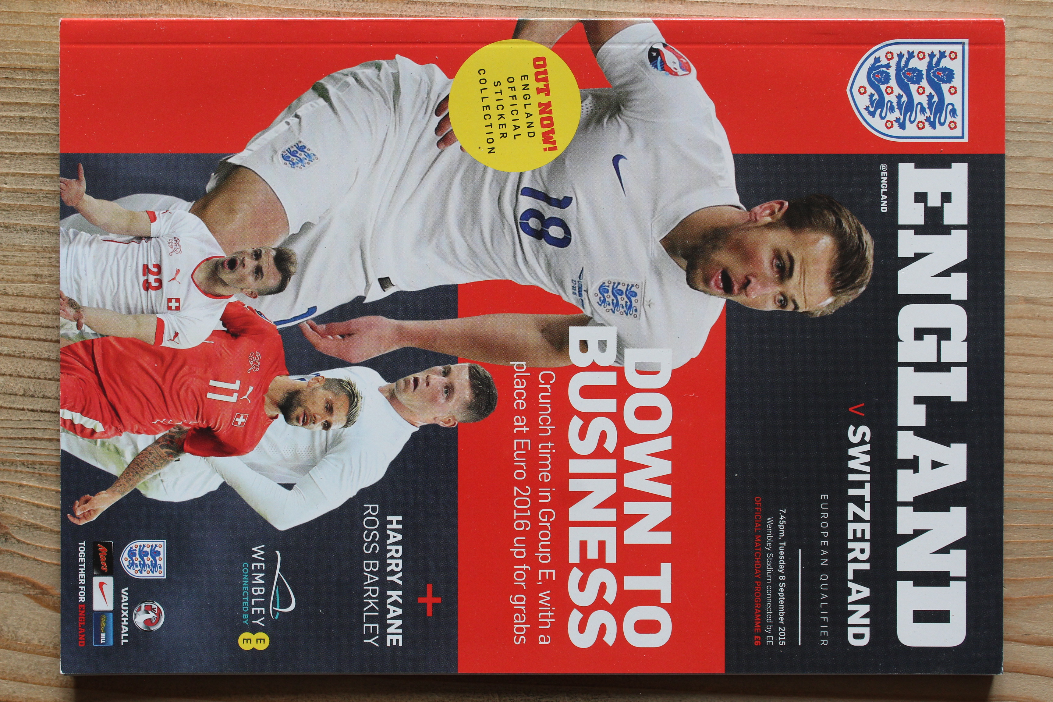 England v Switzerland