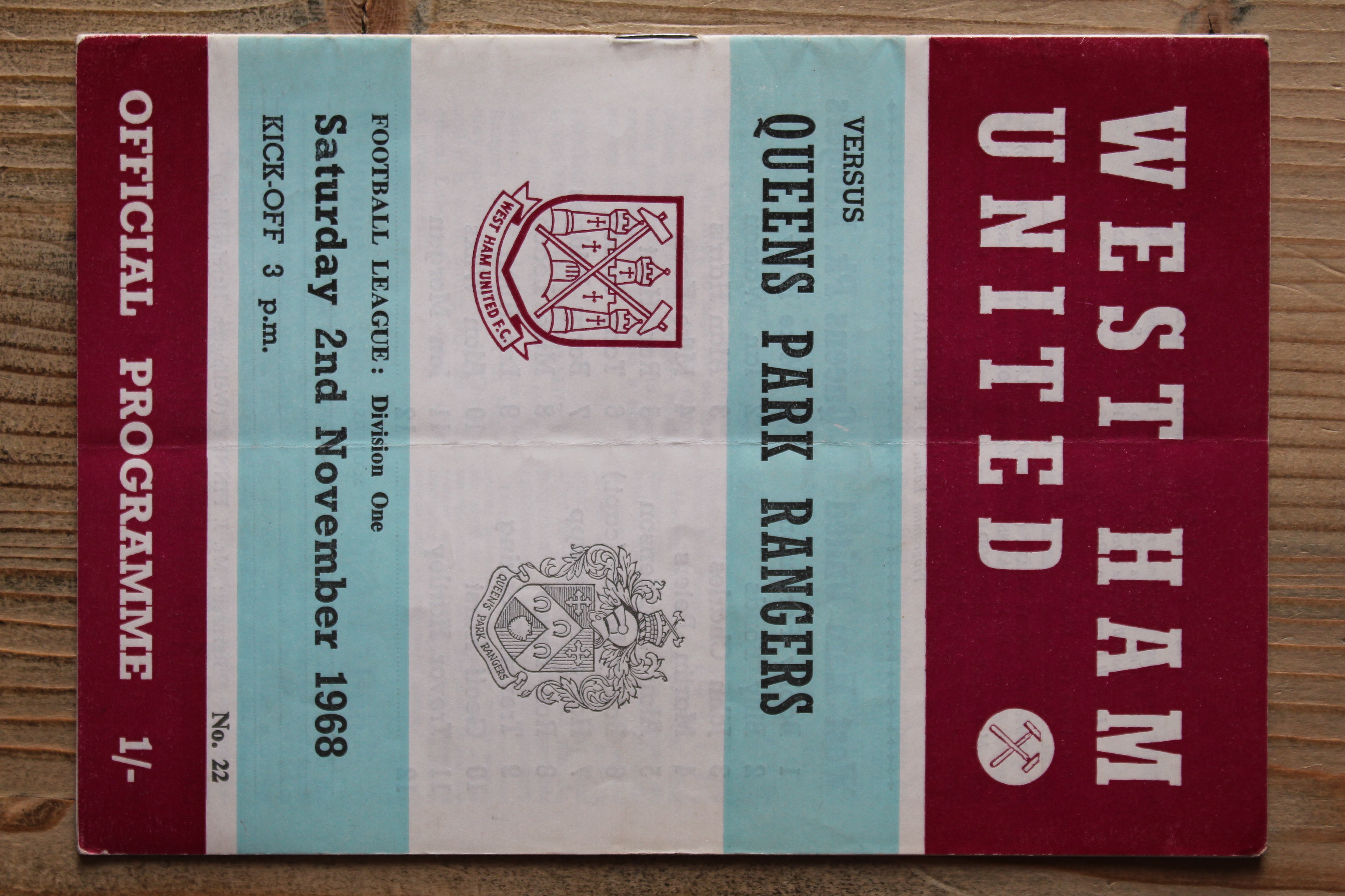 West Ham United FC v Queens Park Rangers FC