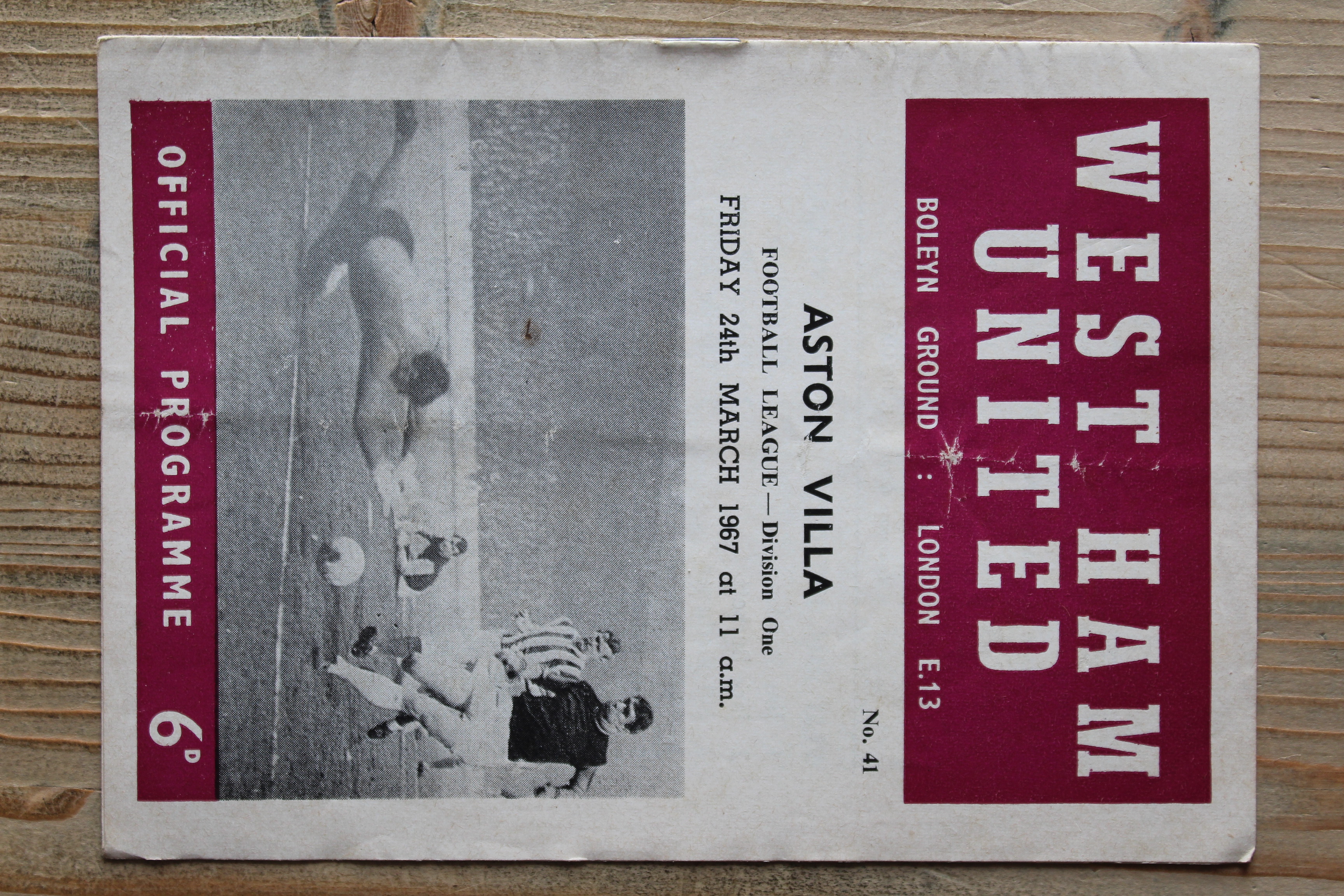 West Ham United FC v Aston Villa FC