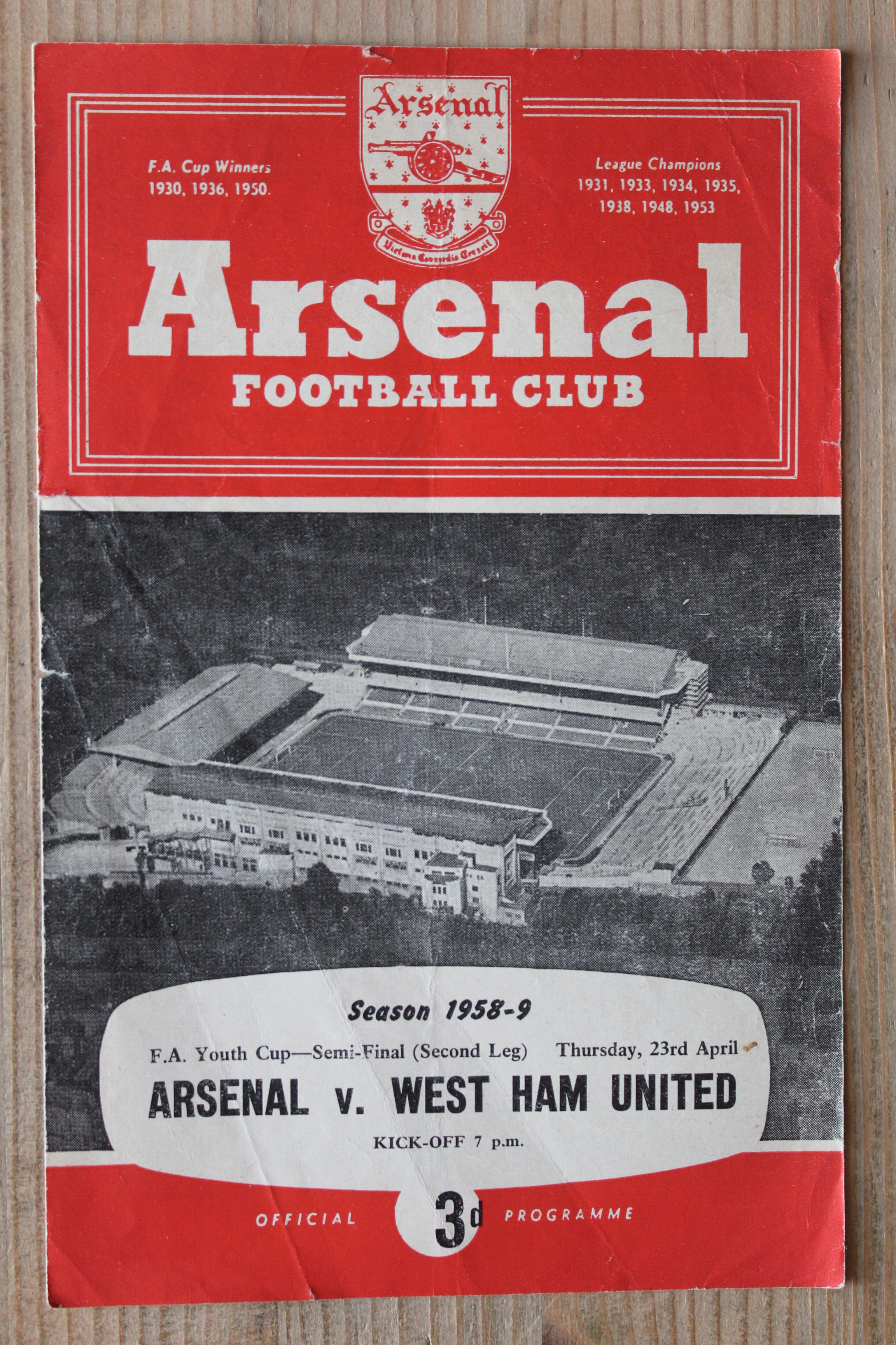 Arsenal FC v West Ham United FC