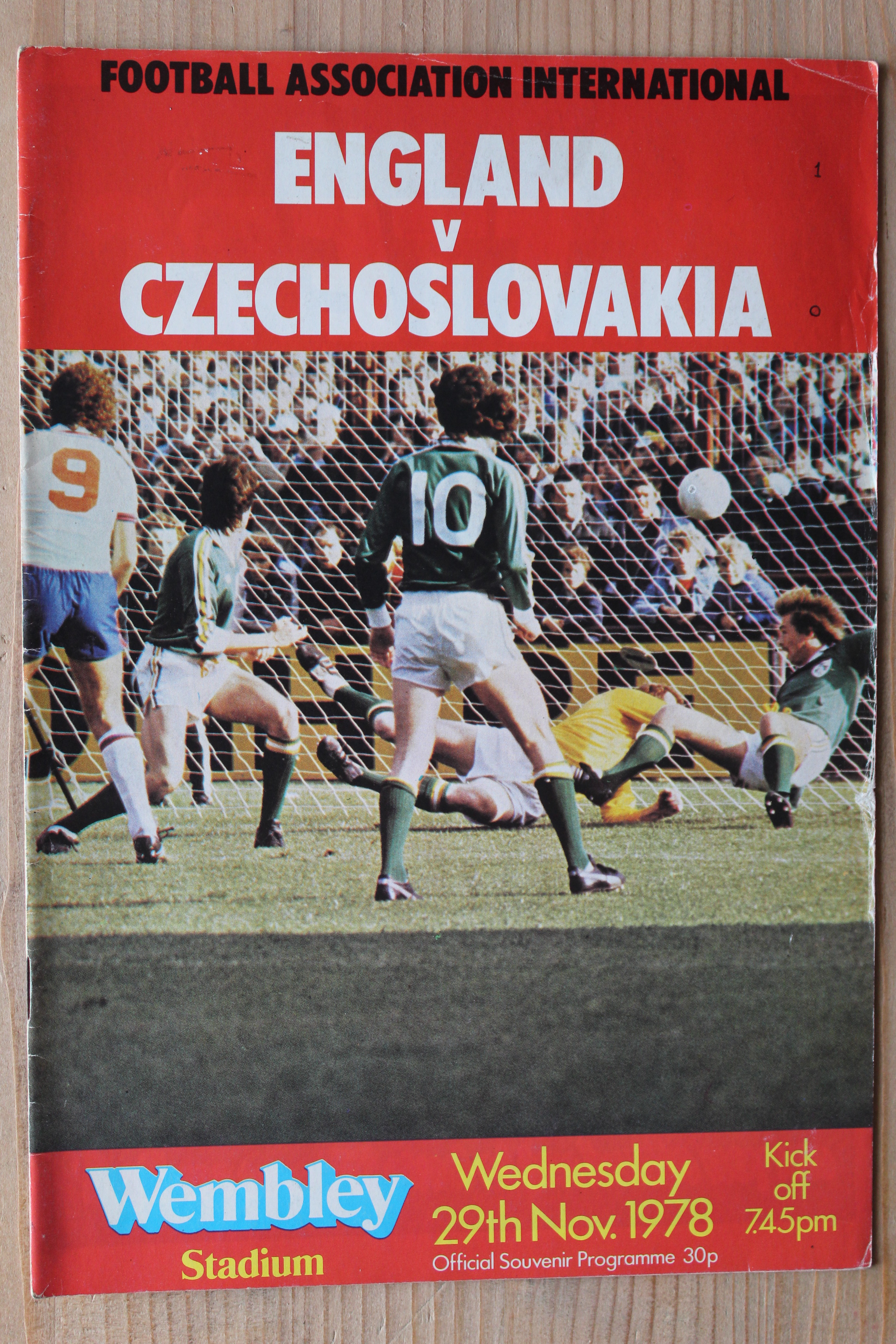 England v Czechoslovakia