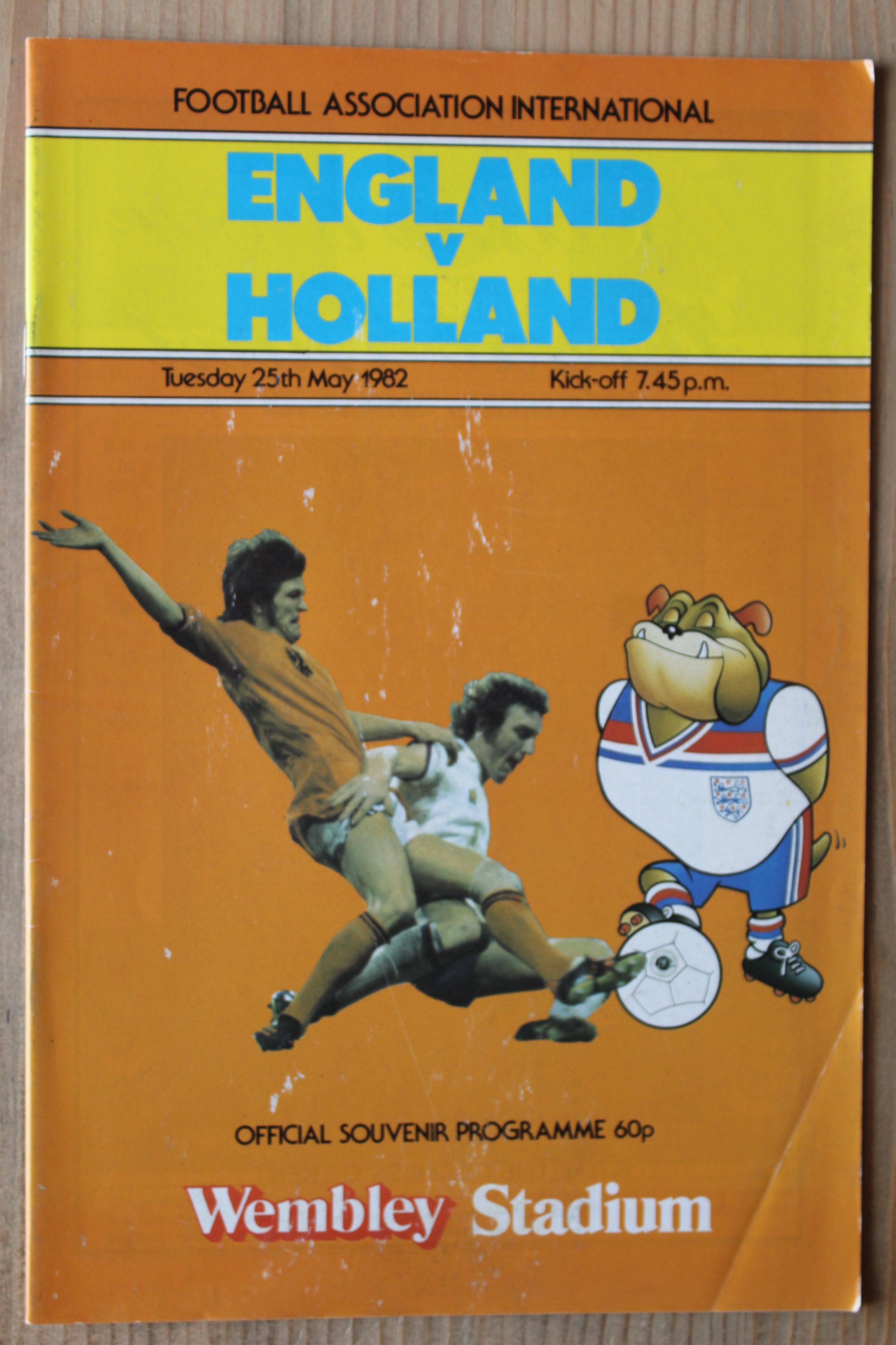 England v Holland (Netherlands)