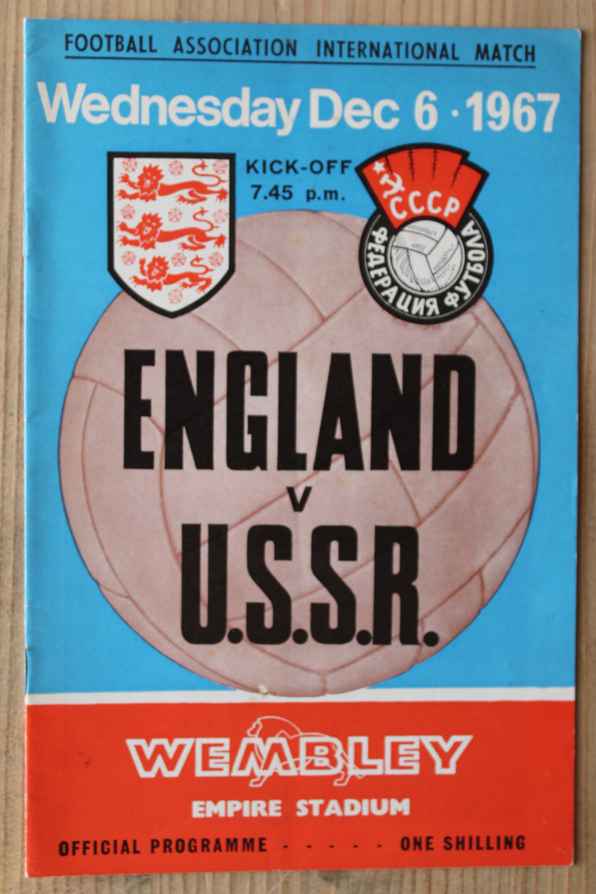 England v U.S.S.R (Russia)