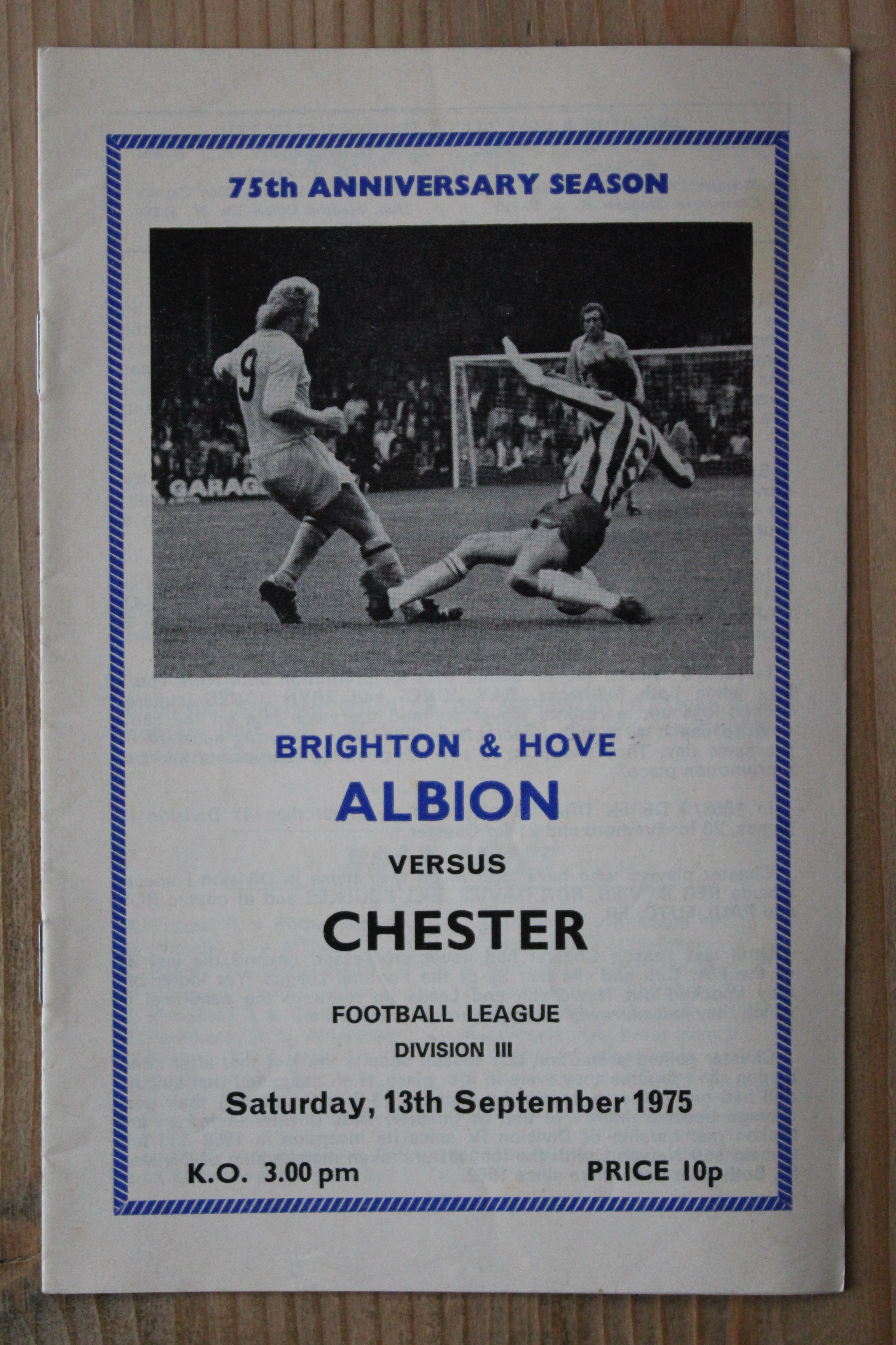 Brighton & Hove Albion FC v Chester City FC