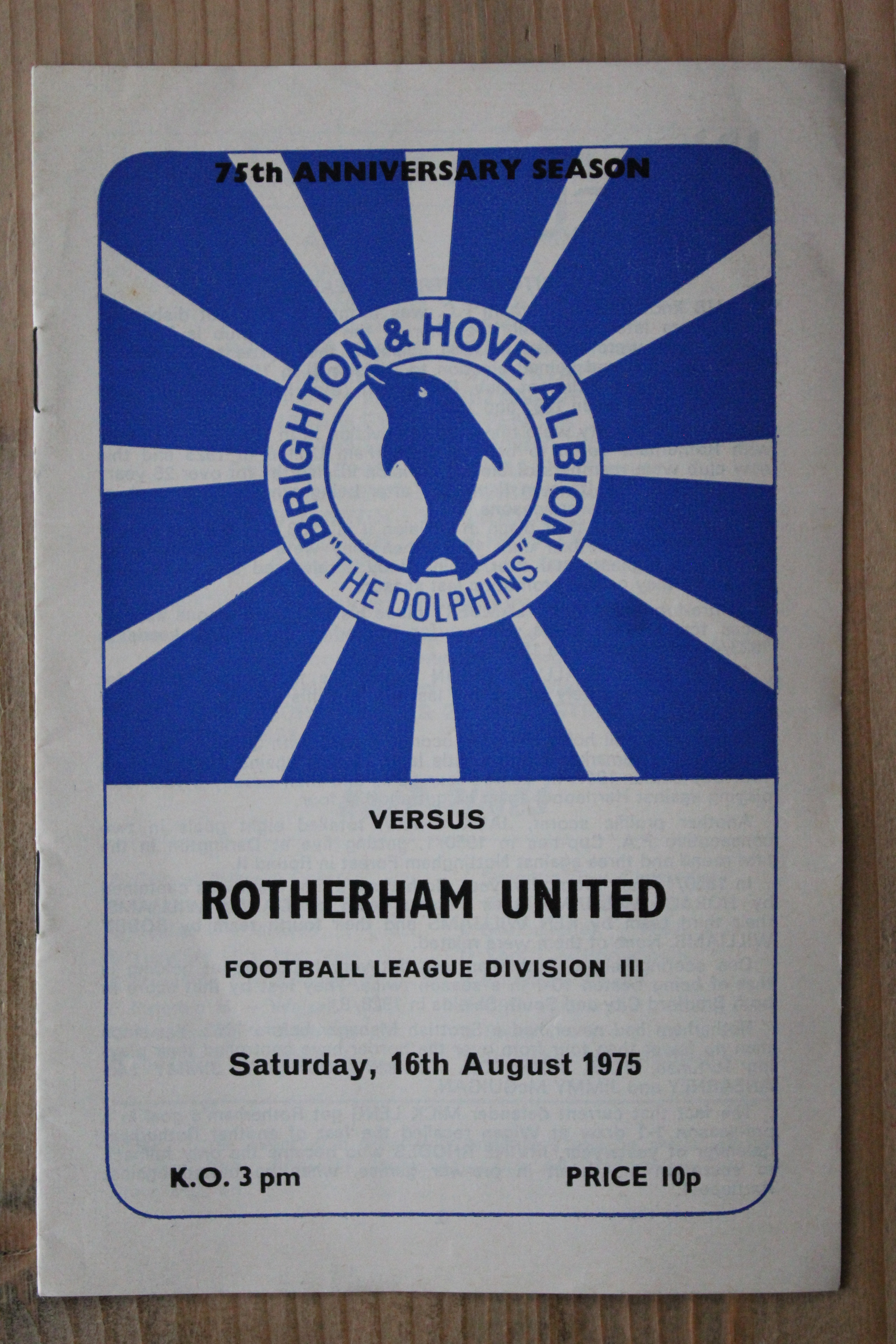 Brighton & Hove Albion FC v Rotherham United FC