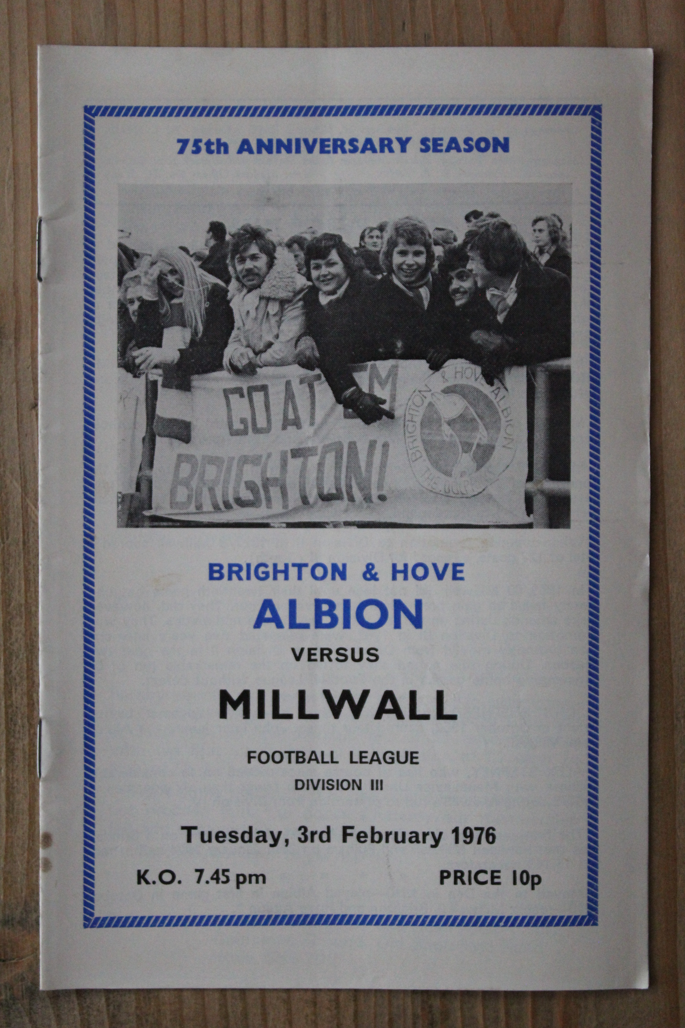 Brighton & Hove Albion FC v Millwall FC