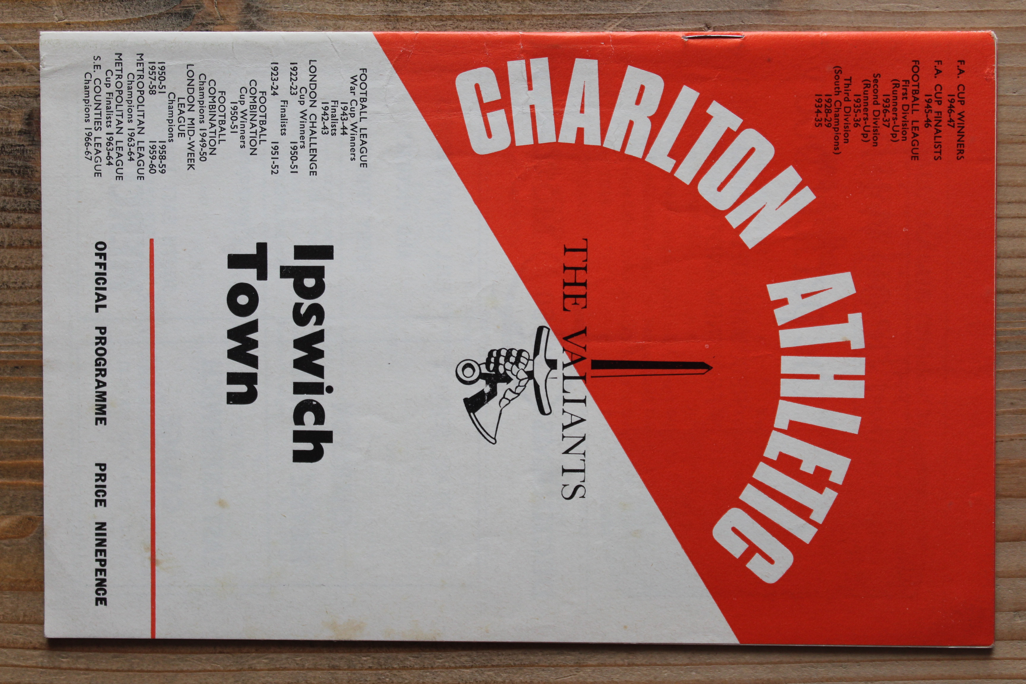 Charlton Athletic FC v Ipswich Town FC