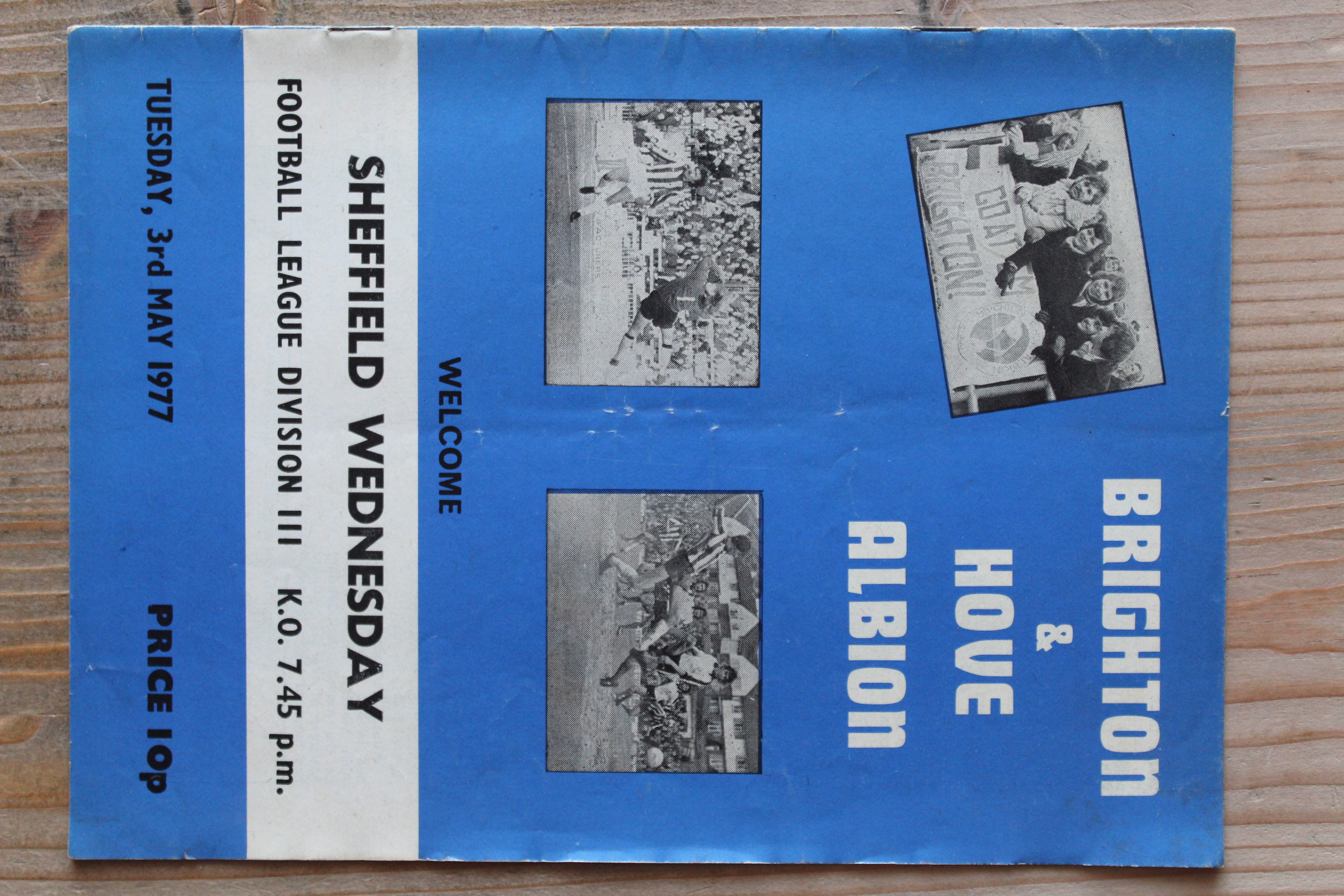 Brighton & Hove Albion FC v Sheffield Wednesday FC 