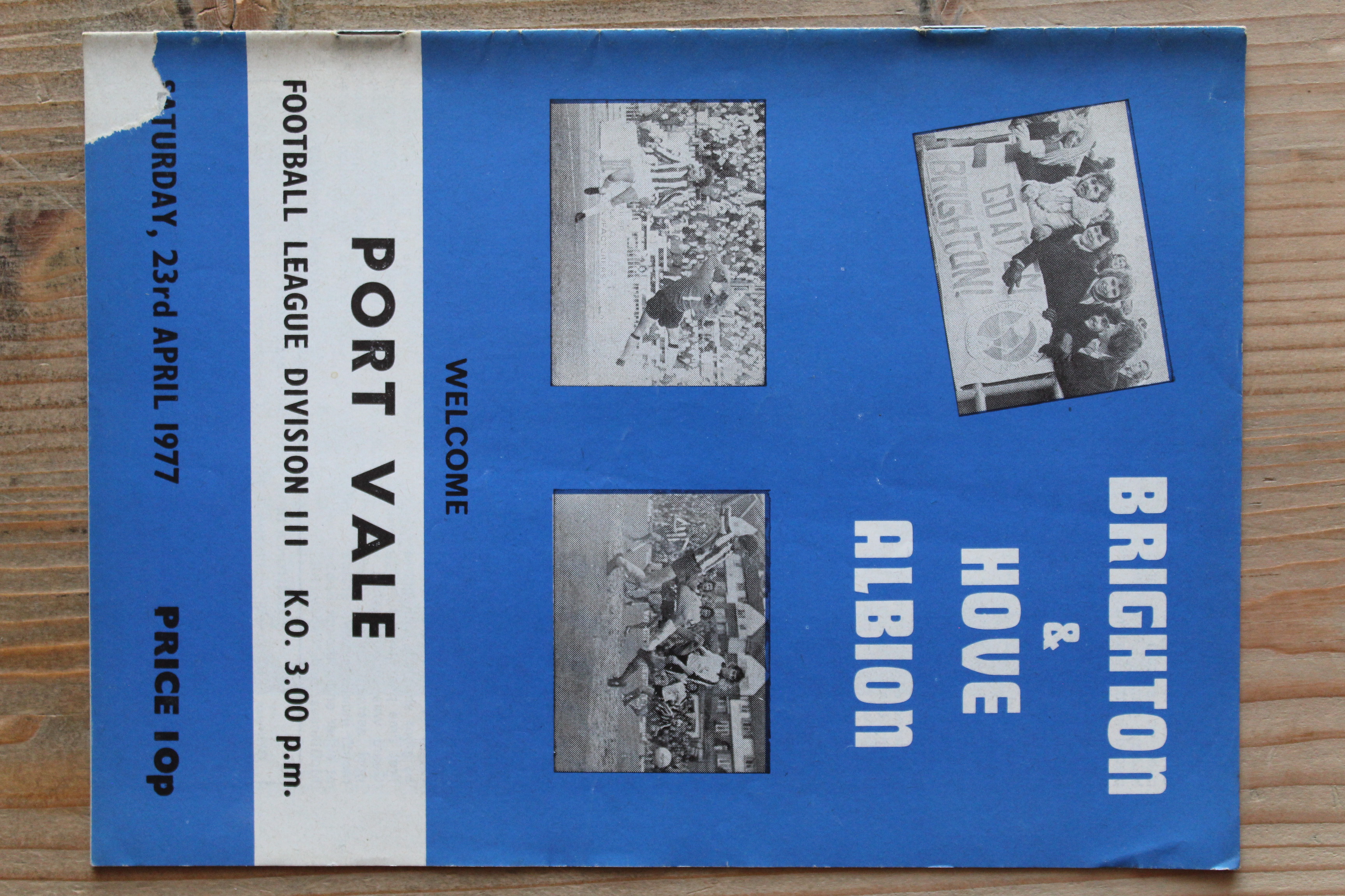 Brighton & Hove Albion FC v Port Vale FC