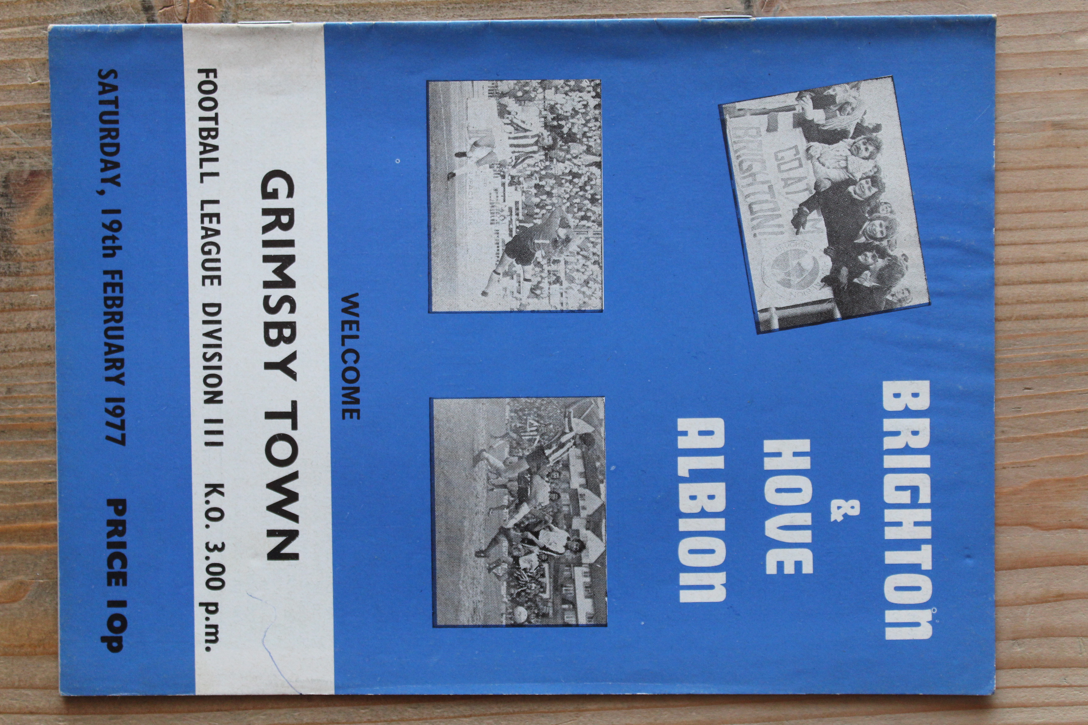 Brighton & Hove Albion FC v Grimsby Town FC