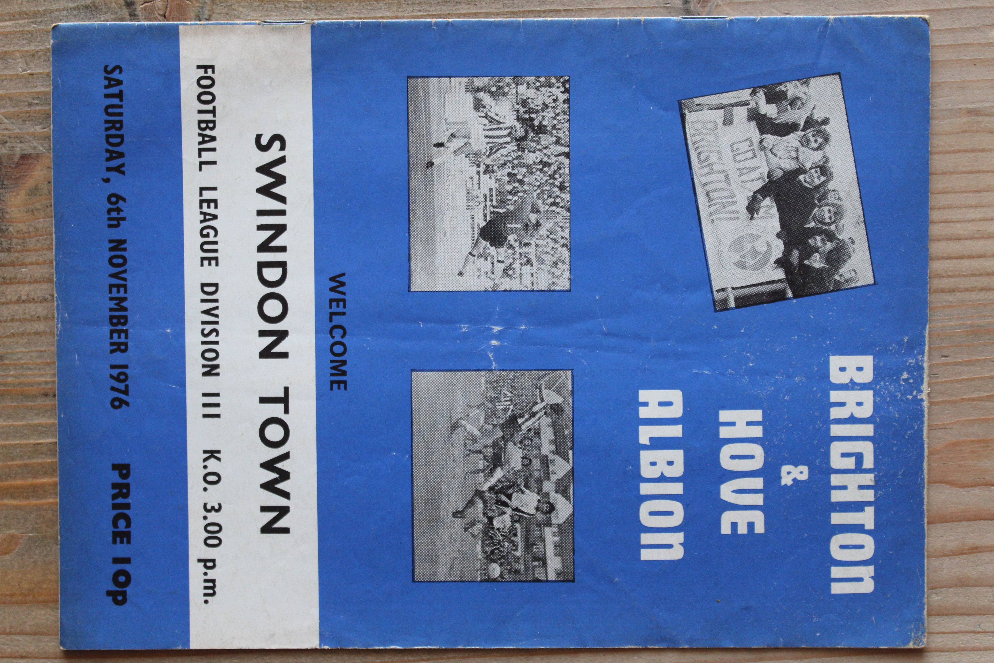 Brighton & Hove Albion FC v Swindon Town FC
