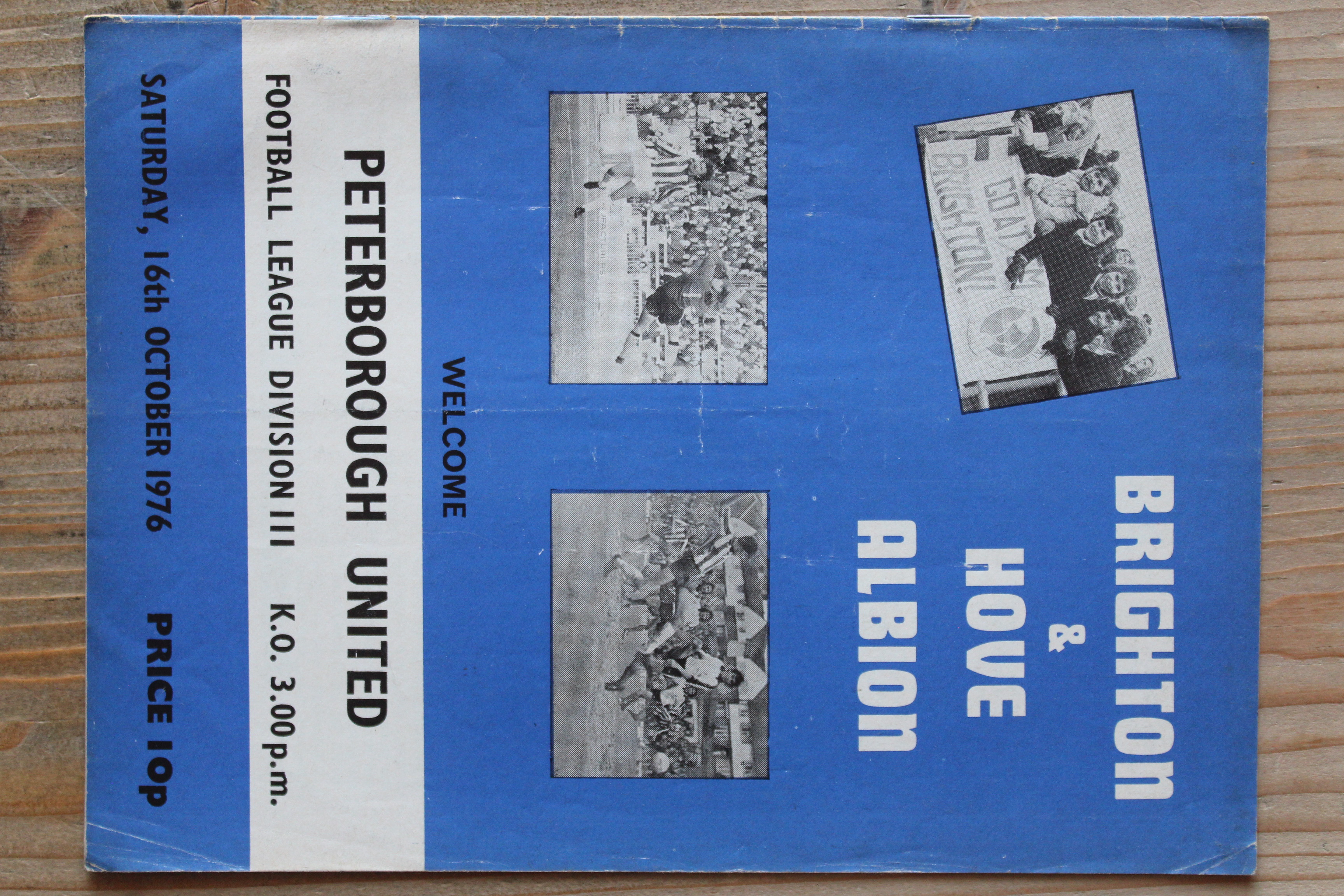 Brighton & Hove Albion FC v Peterborough United FC
