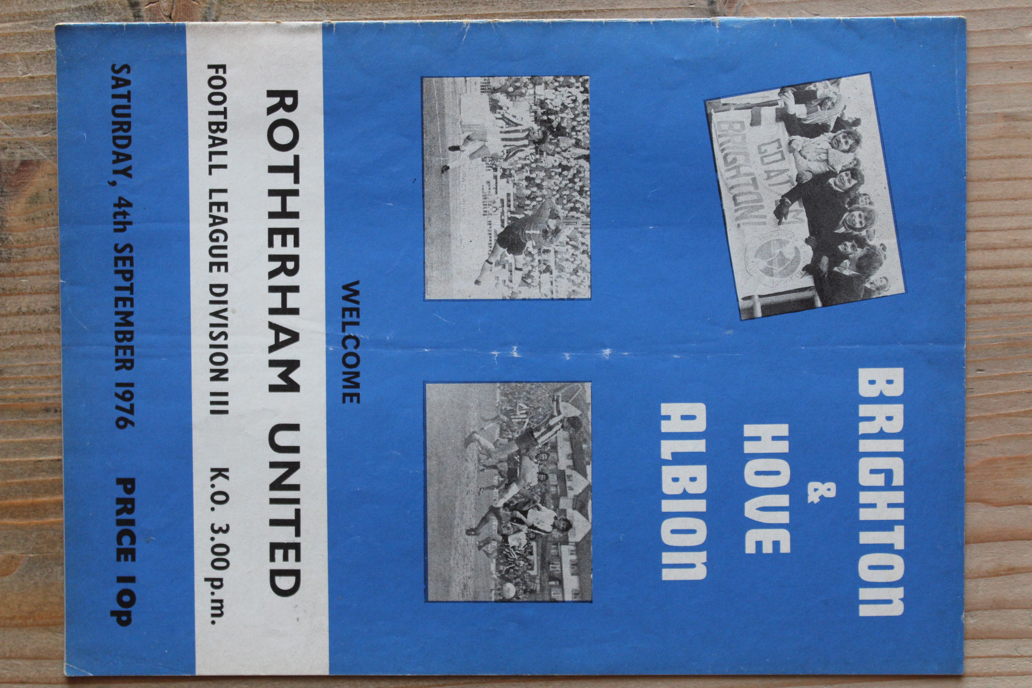 Brighton & Hove Albion FC v Rotherham United FC