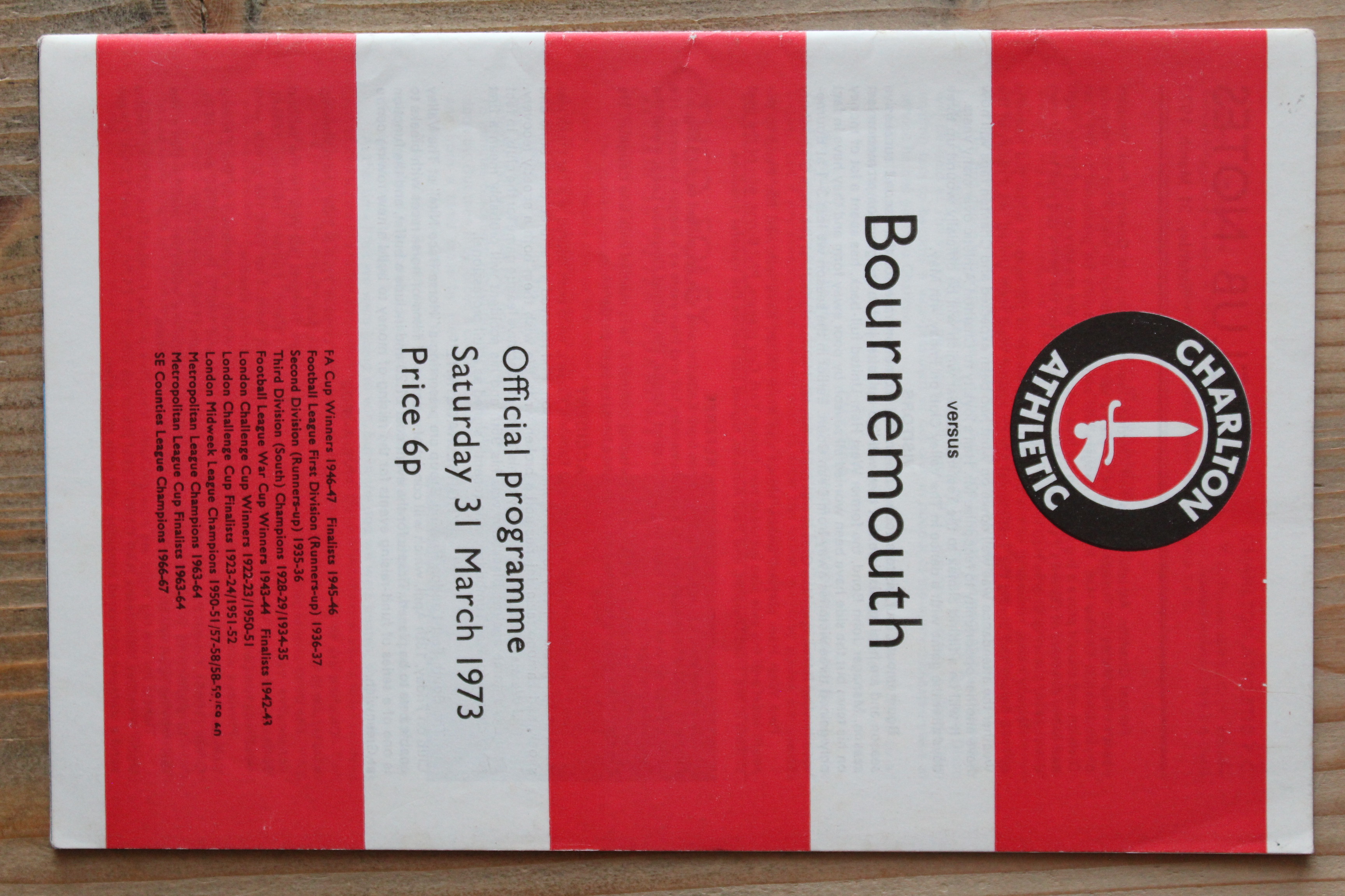 Charlton Athletic FC v AFC Bournemouth