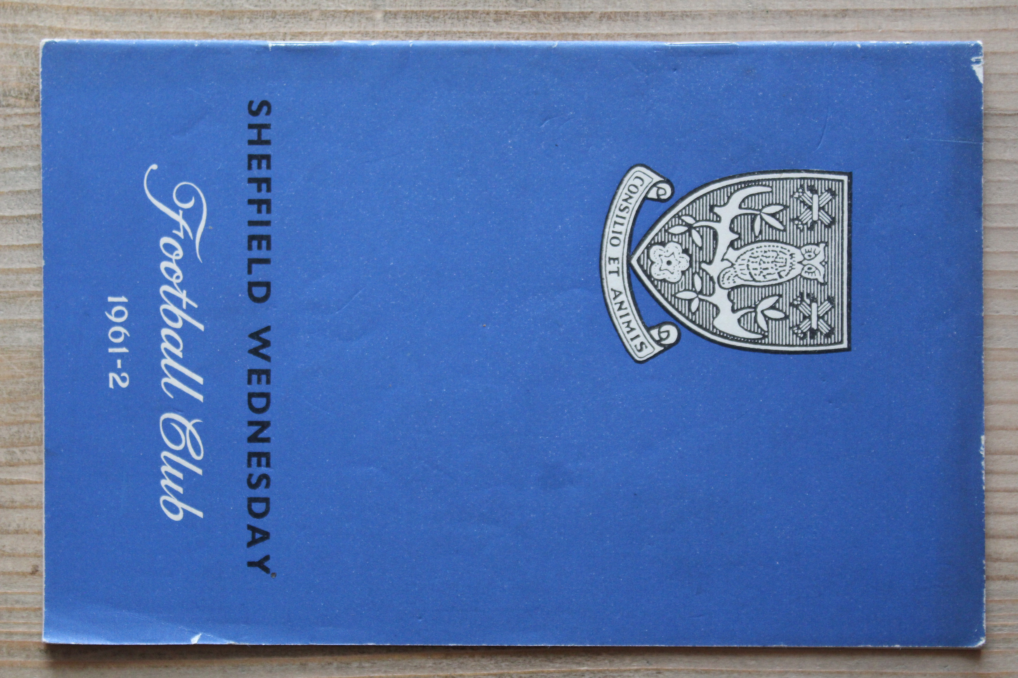 Sheffield Wednesday Handbook/Yearbook v Sheffield Wednesday Handbook/Yearbook