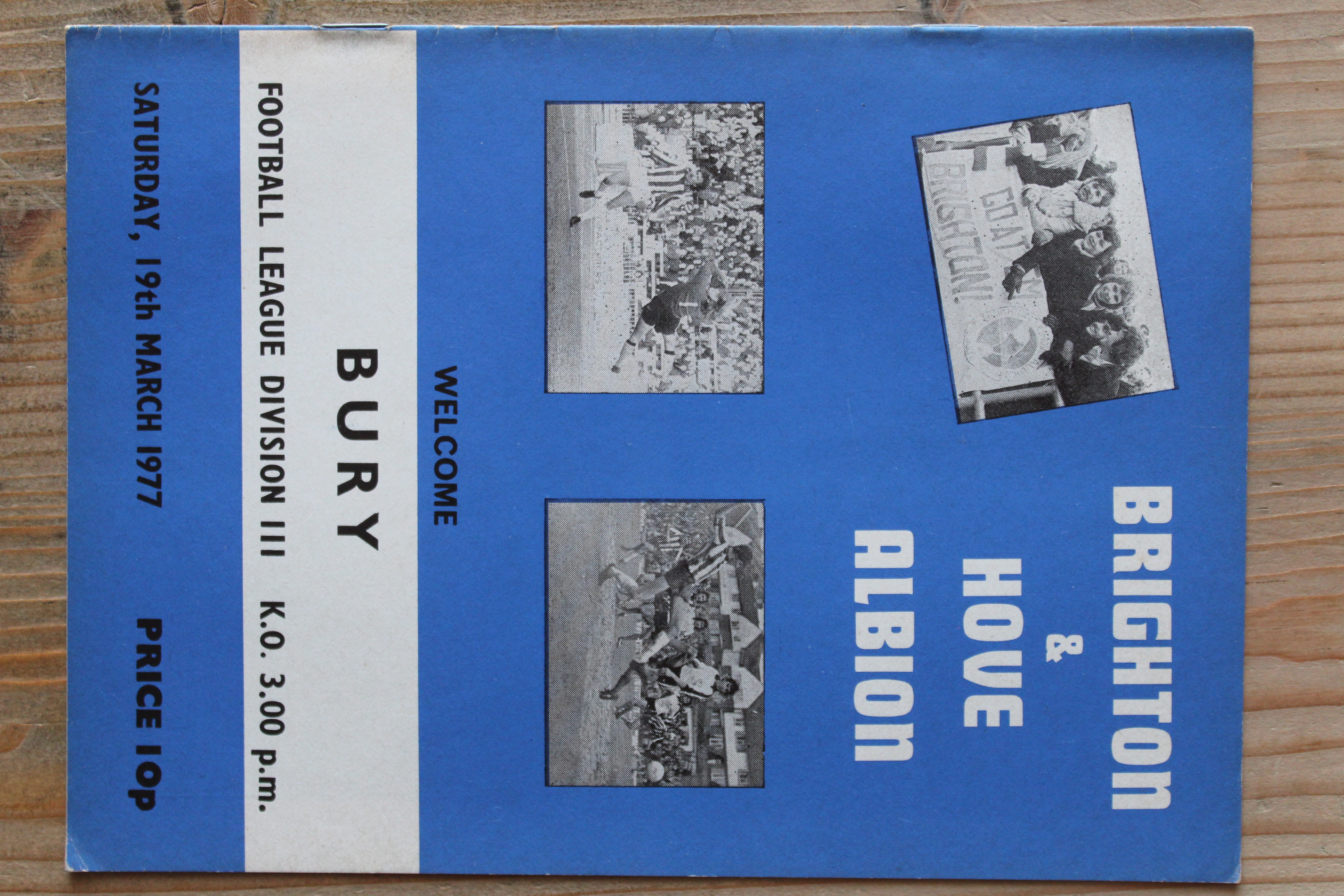 Brighton & Hove Albion FC v Bury FC
