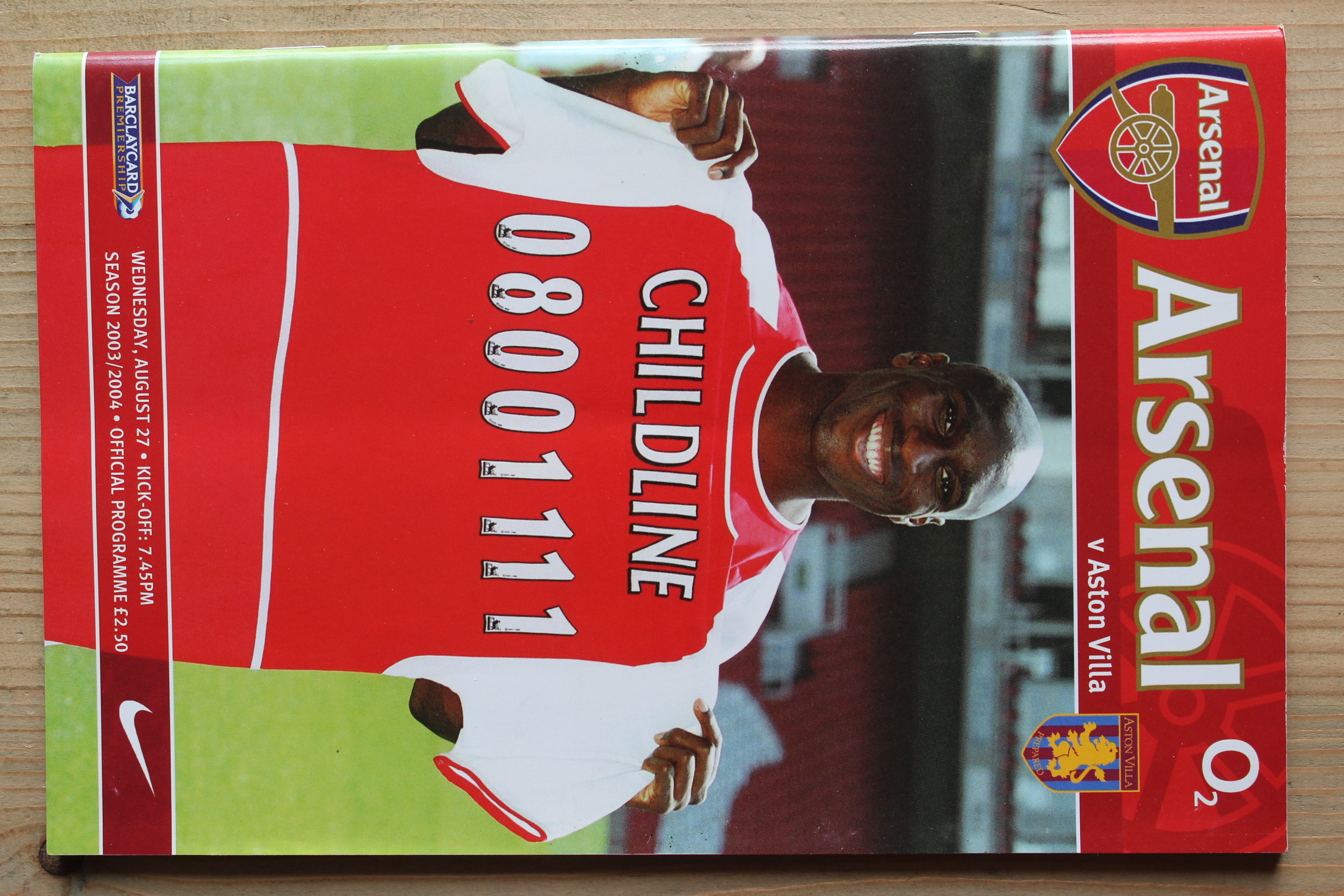 Arsenal FC v Aston Villa FC