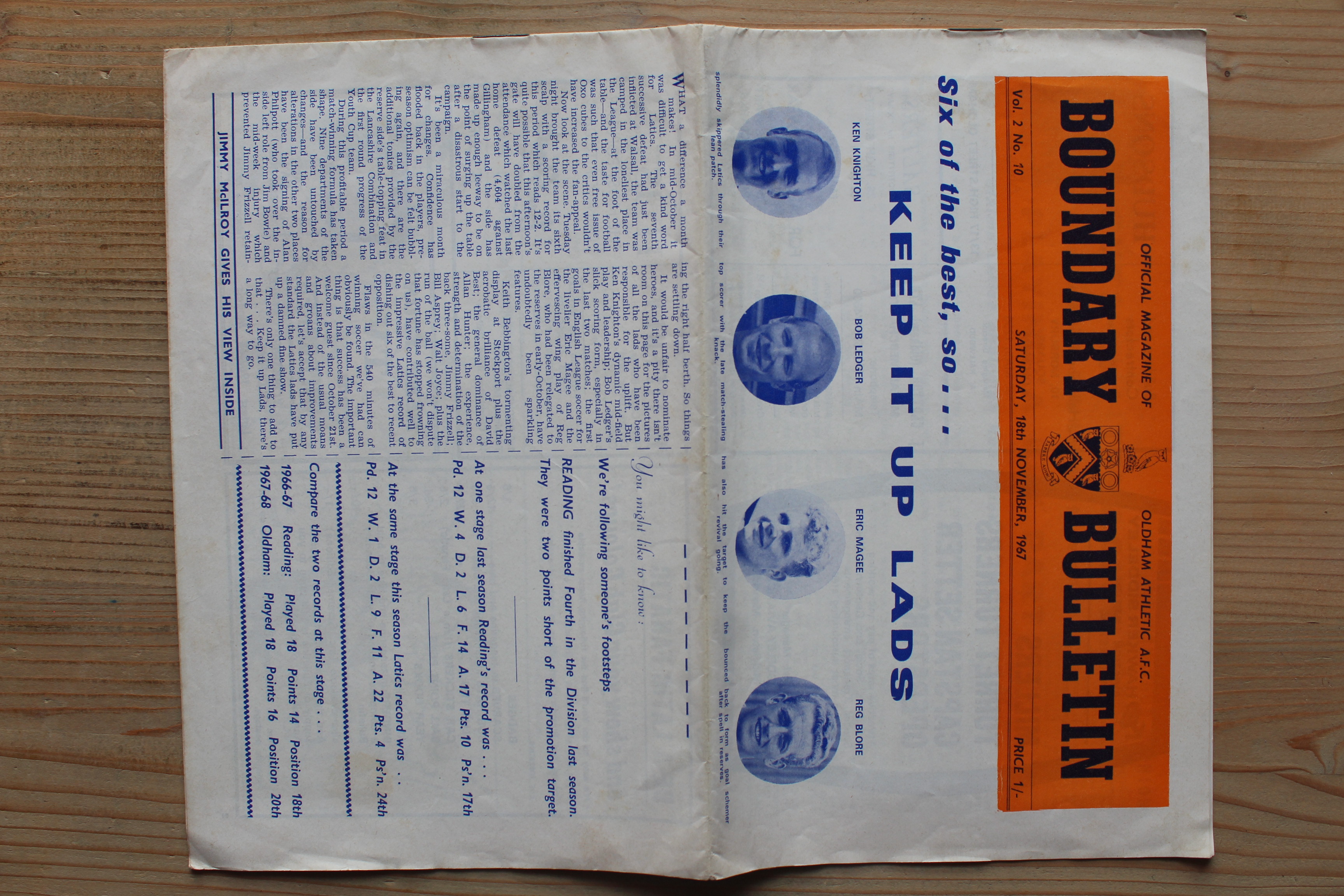 Oldham Athletic FC v Brighton & Hove Albion FC