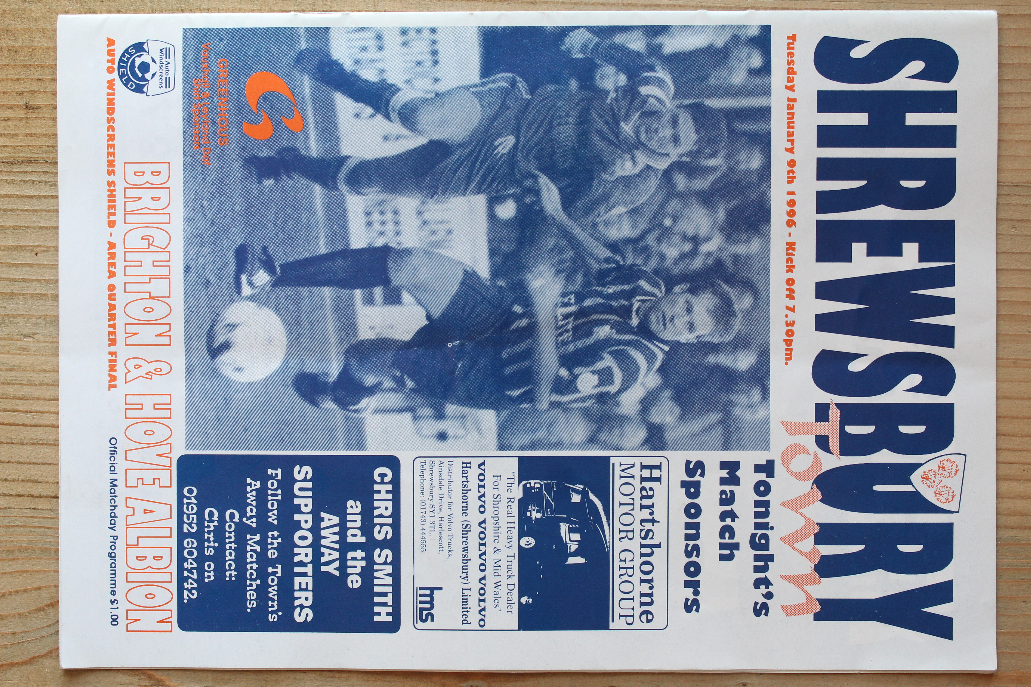 Shrewsbury Town FC v Brighton & Hove Albion FC