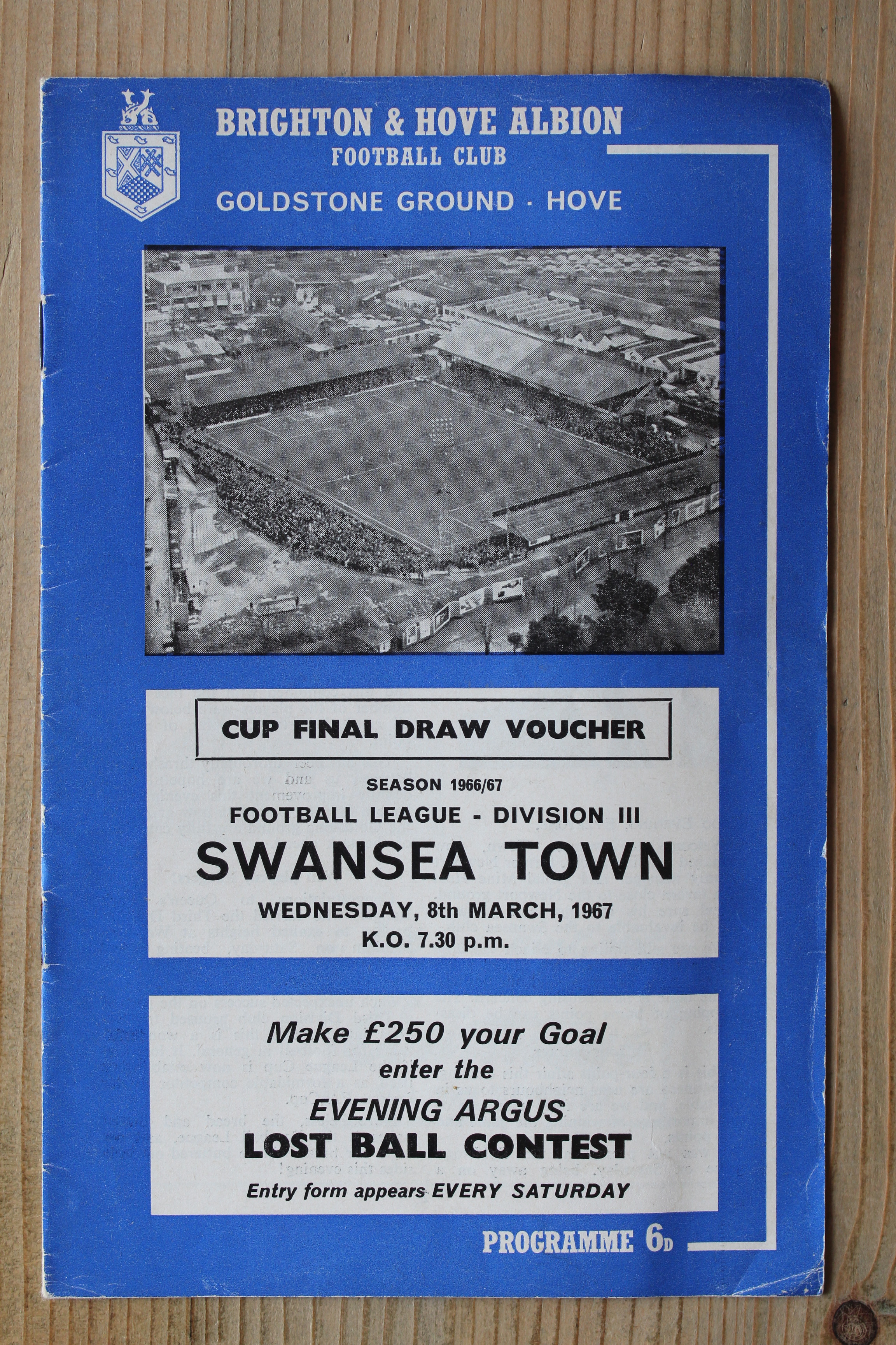 Brighton & Hove Albion FC v Swansea Town